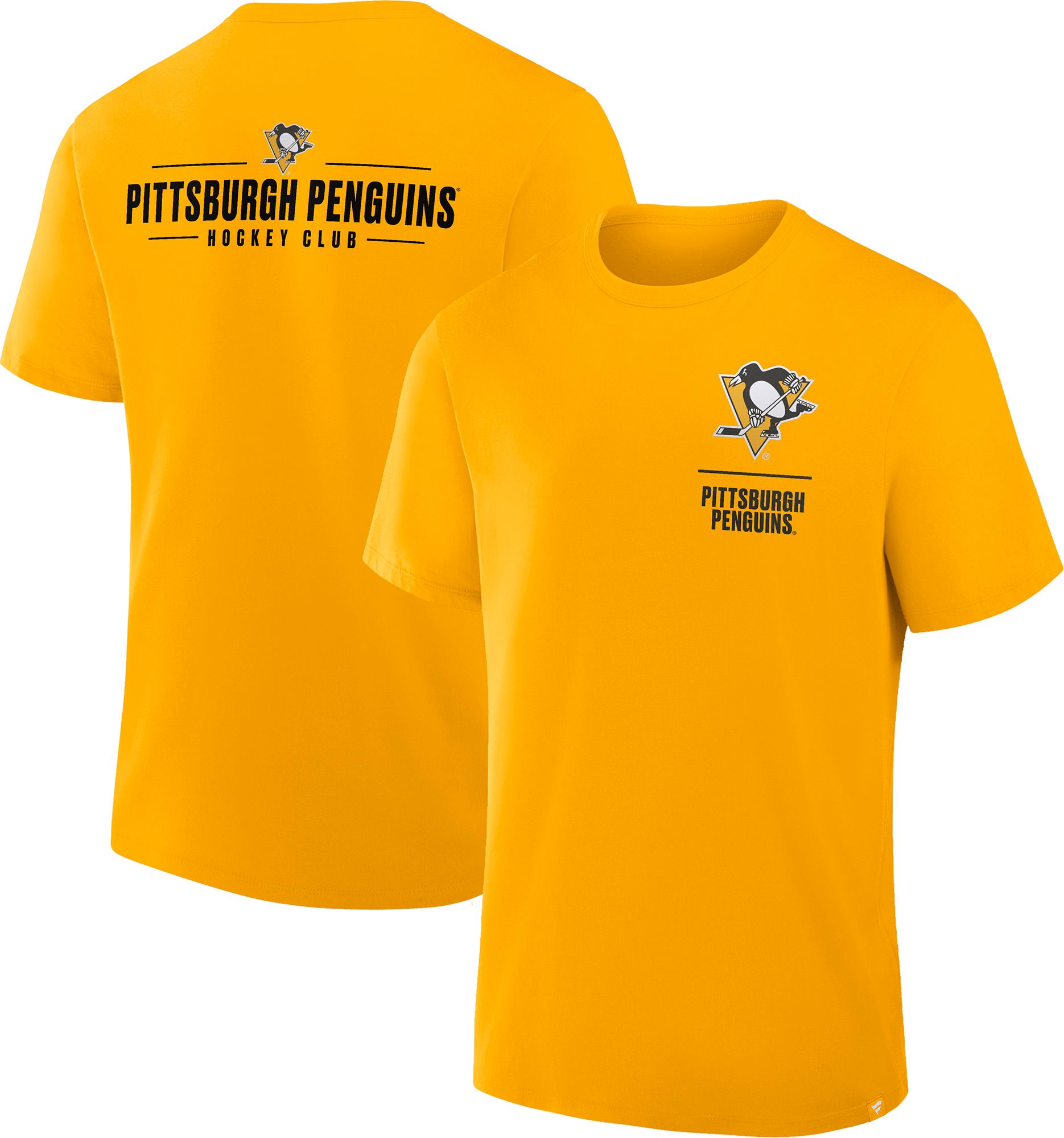NHL Men's Pittsburgh Penguins Gold 2 Hit Legacy T-Shirt