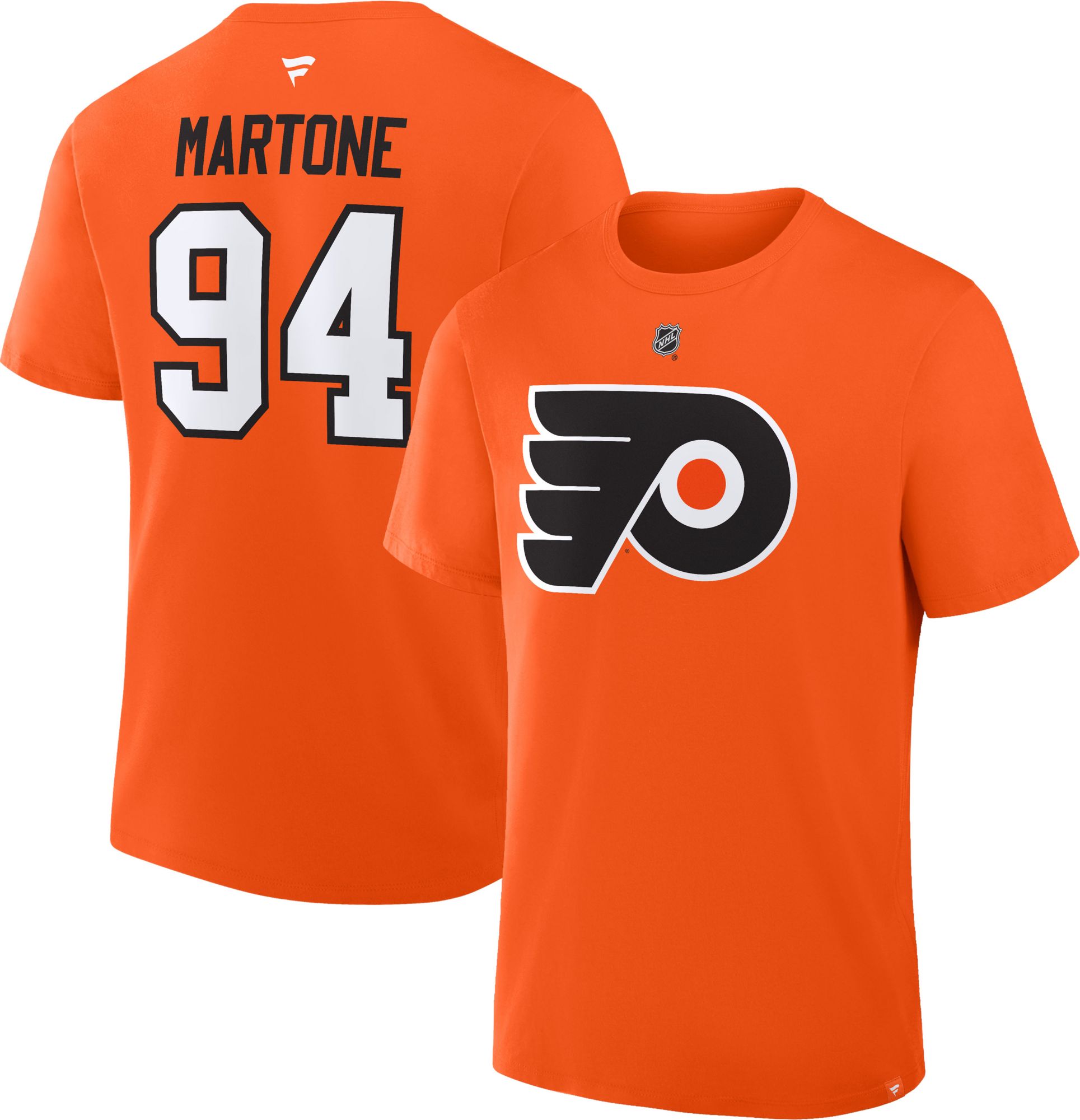 Fanatics Men's Philadelphia Flyers Dark Orange Porter Martone #94 T-Shirt