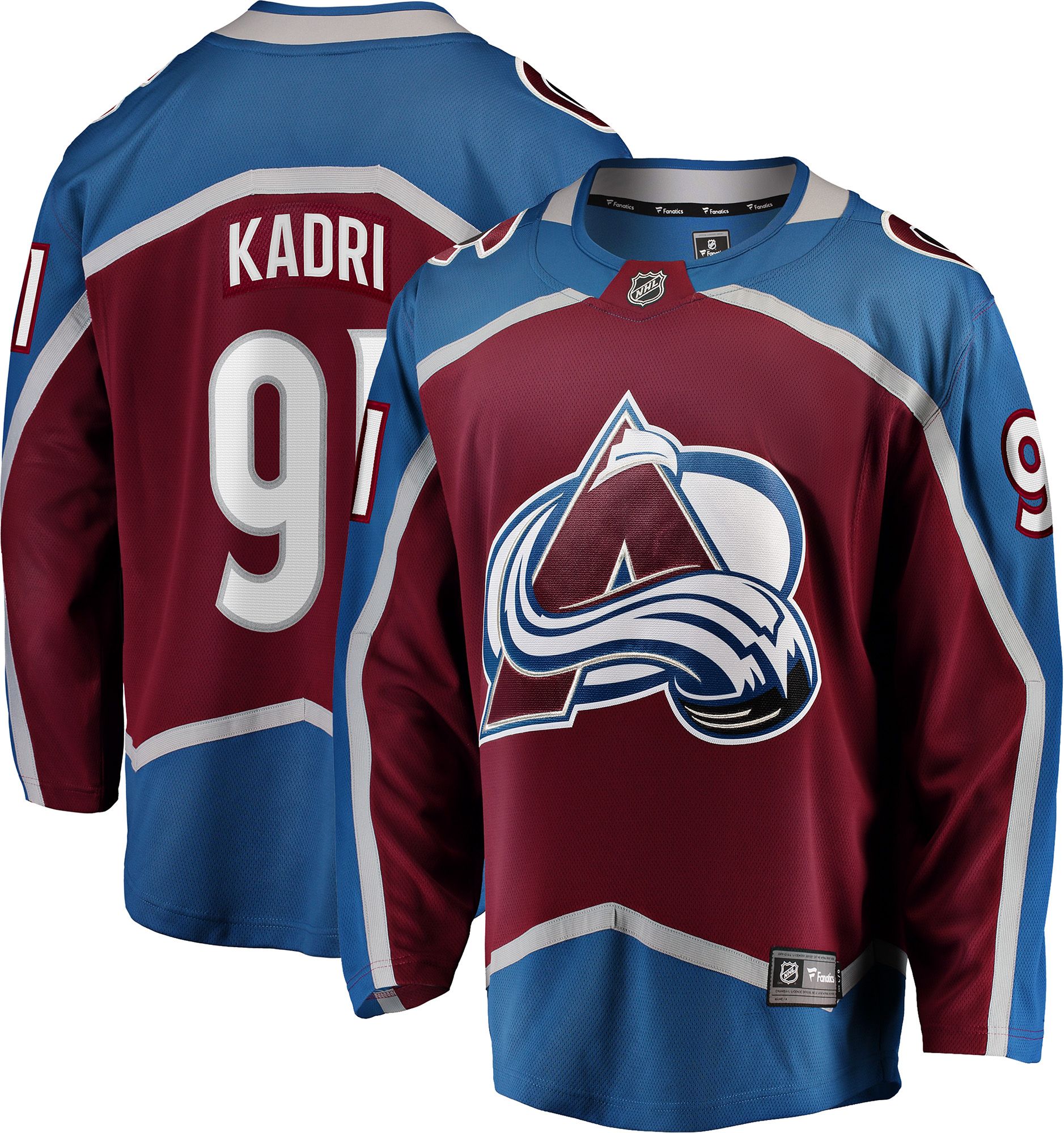 NHL Men's Colorado Avalanche Maroon Nazem Kadri #91 Home Breakaway Jersey