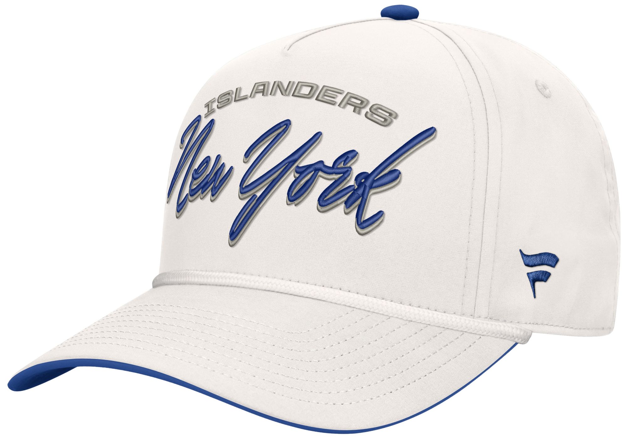 NHL Men's New York Islanders Scrawl Structured Adjustable Hat