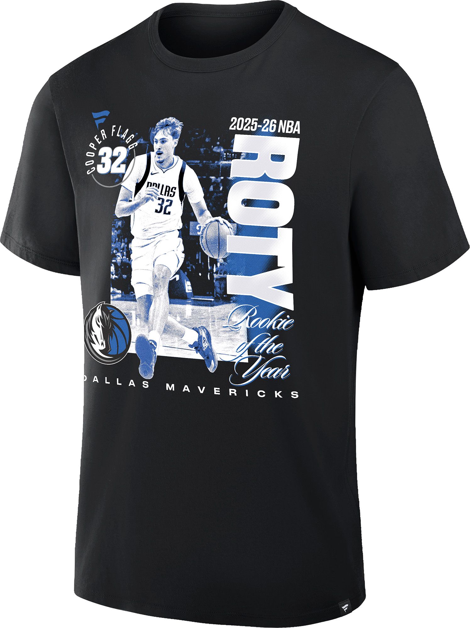 NBA Adult Dallas Mavericks 2025-26 NBA Rookie of the Year Cooper Flagg T-Shirt