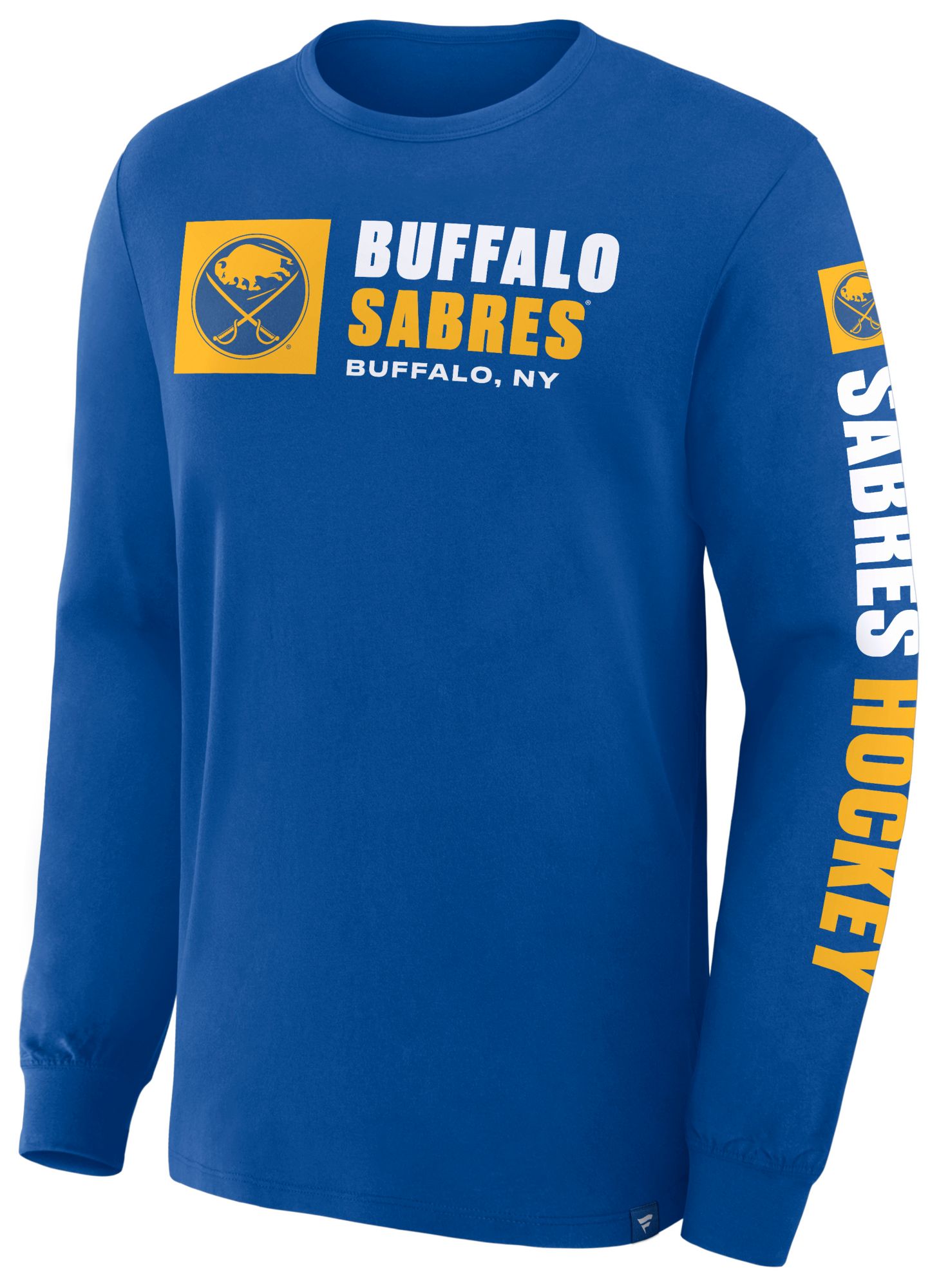 NHL Men's Buffalo Sabres Deep Royal Legacy Long Sleeve Shirt