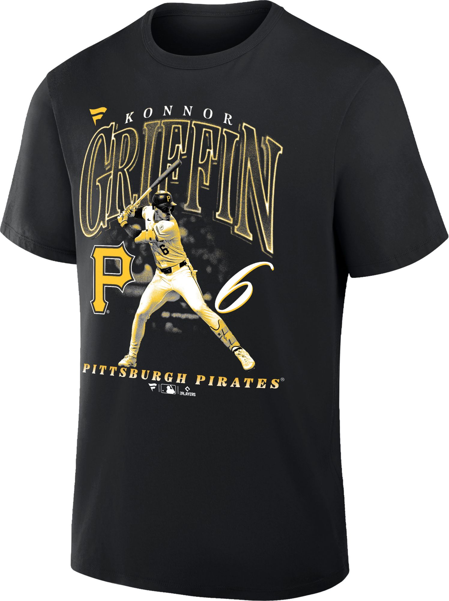 Fanatics Men's Pittsburgh Pirates Black Konnor Griffin #6 Legacy T-Shirt