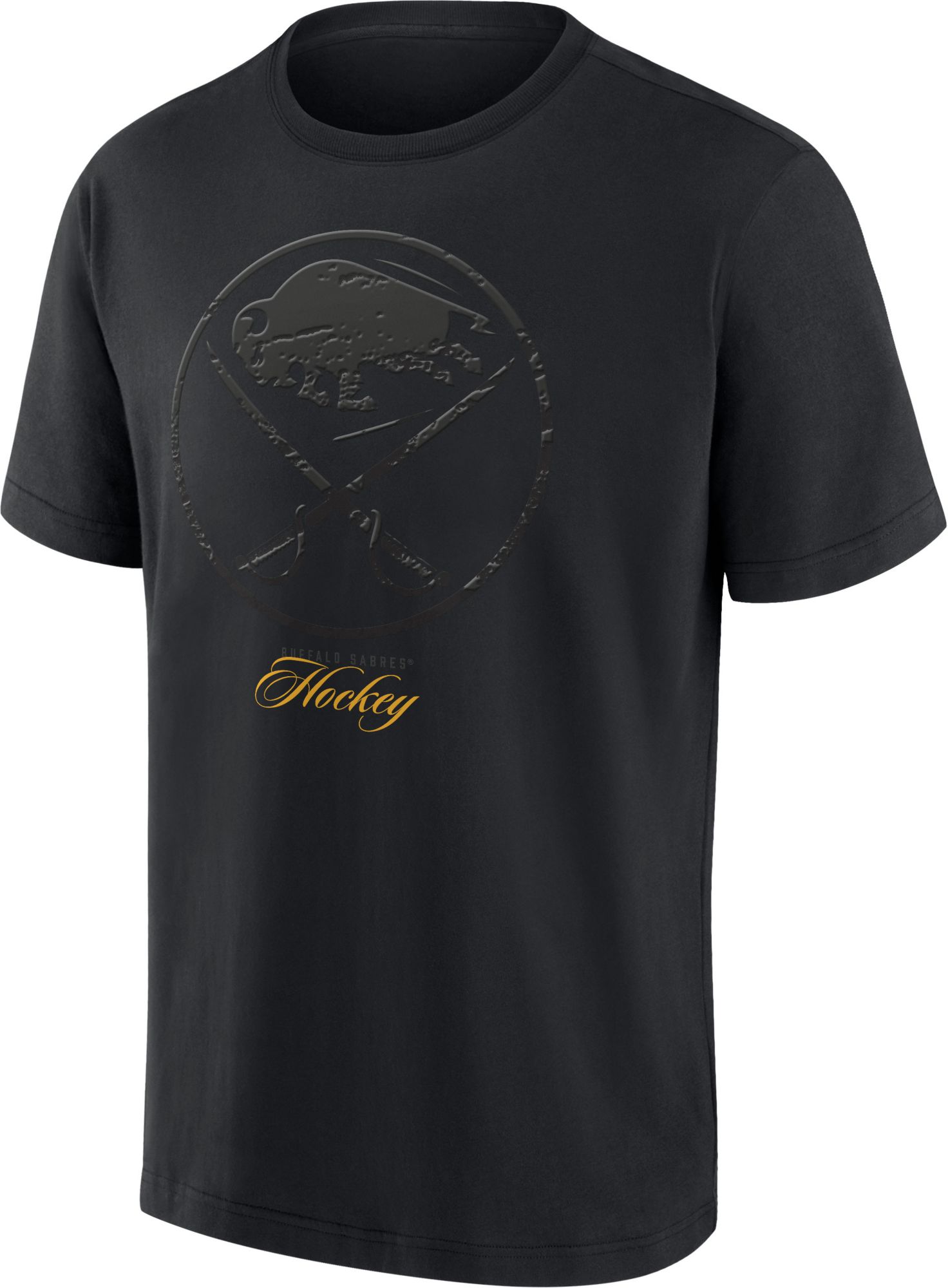Fanatics Men's Buffalo Sabres Black Out Puff T-Shirt
