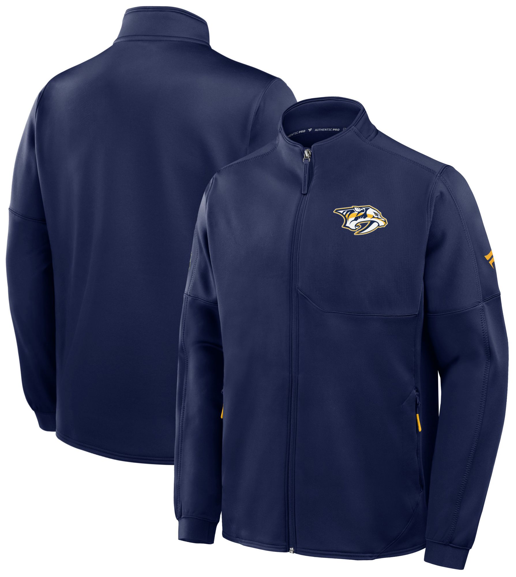 NHL Nashville Predators Authentic Pro Rink Poly Jacket - Blue