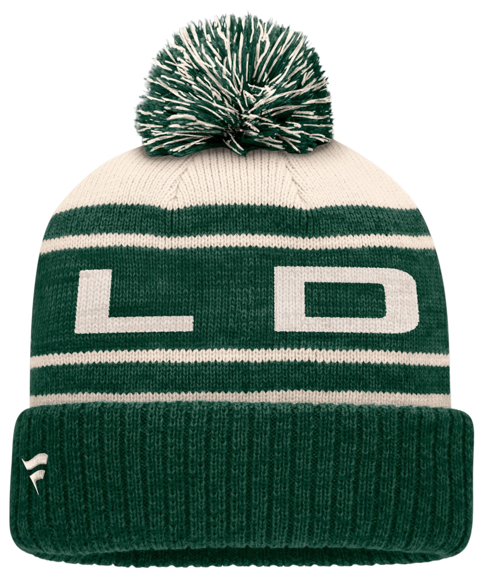 NHL Men's Minnesota Wild Repose Cuffed Knit Pom Beanie