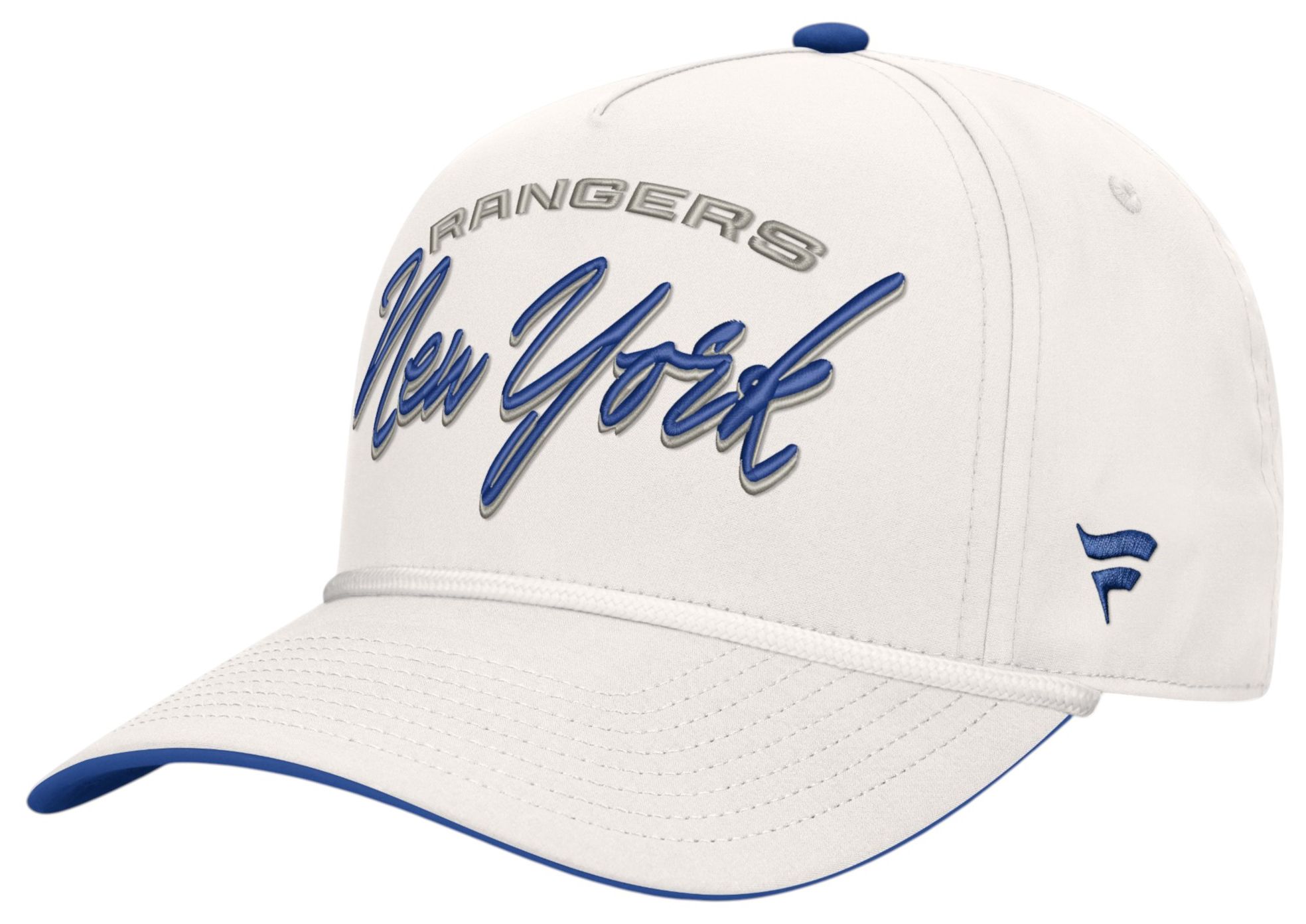 NHL Men's New York Rangers Scrawl Structured Adjustable Hat