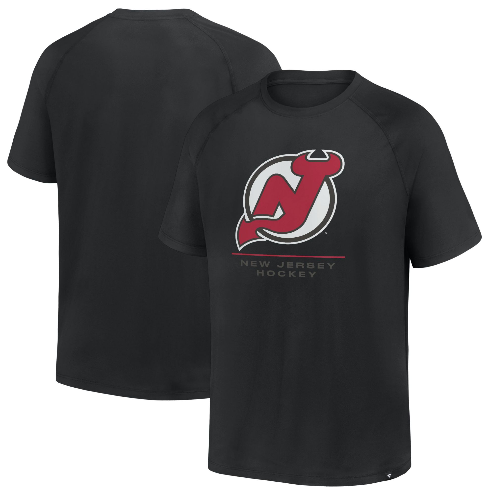 NHL Men's New Jersey Devils Black Clutch T-Shirt