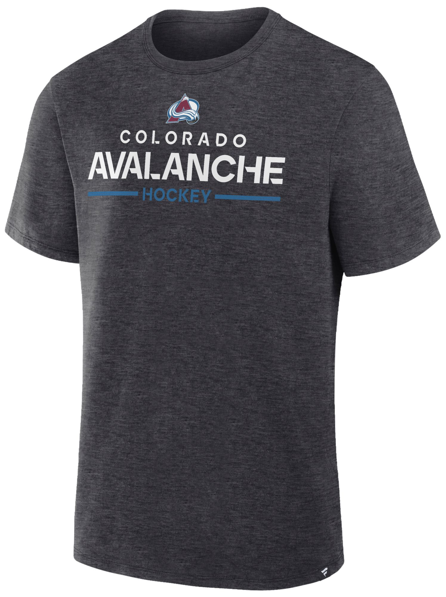 Fanatics Men's Colorado Avalanche Charcoal Heather Authentic Pro Primary T-Shirt