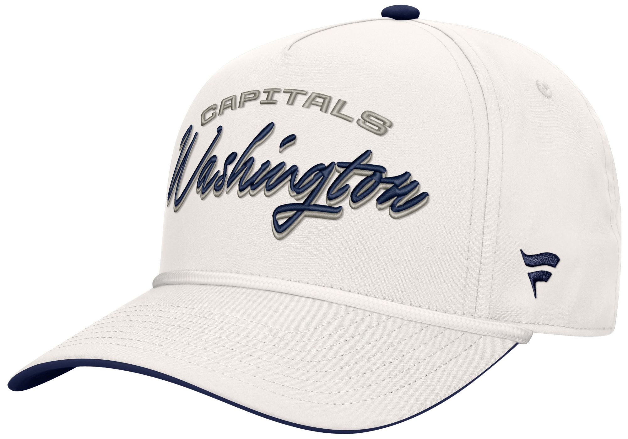 NHL Men's Washington Capitals Scrawl Structured Adjustable Hat