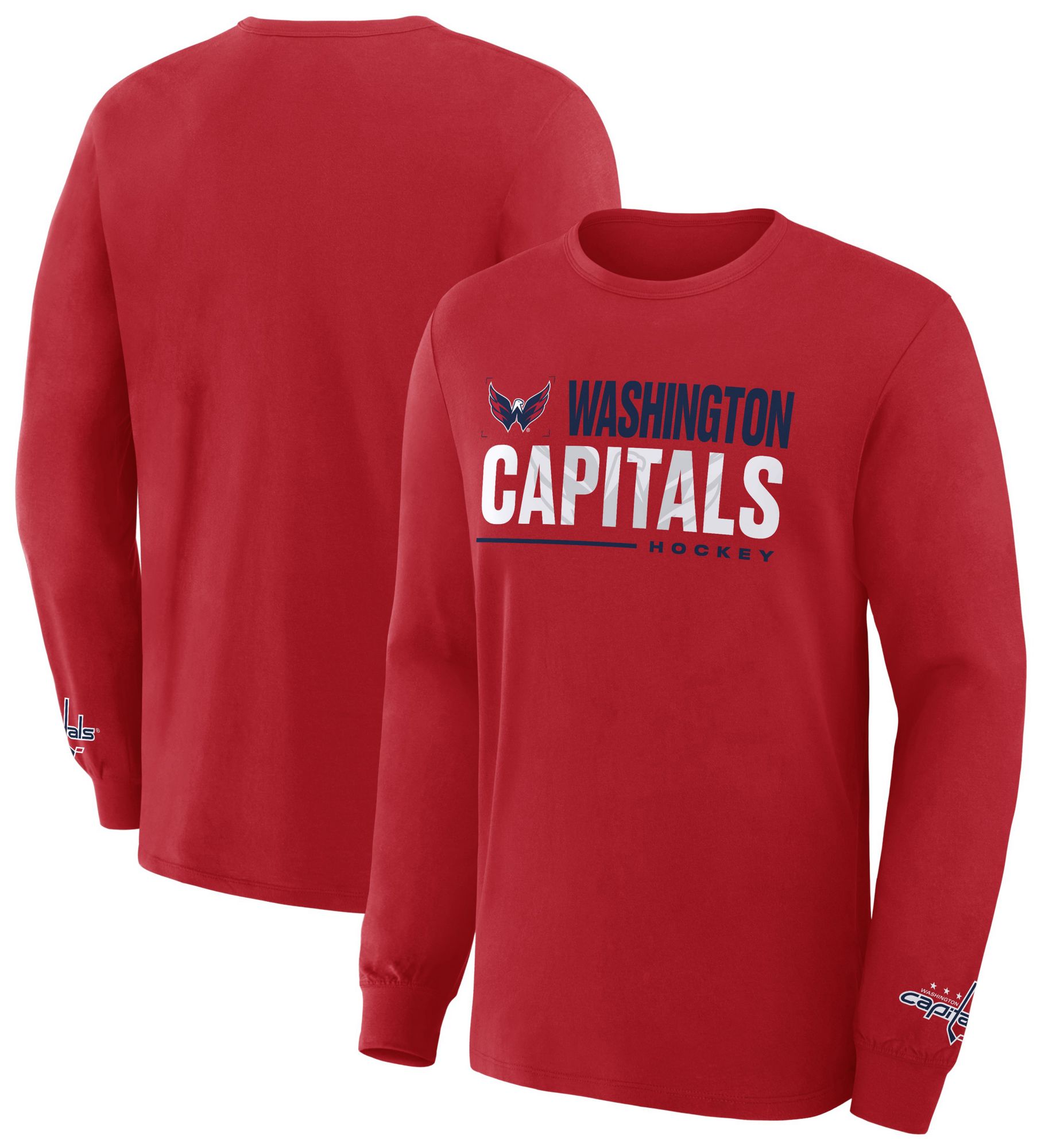 NHL Men's Washington Capitals Cotton Legend Long Sleeve T-Shirt