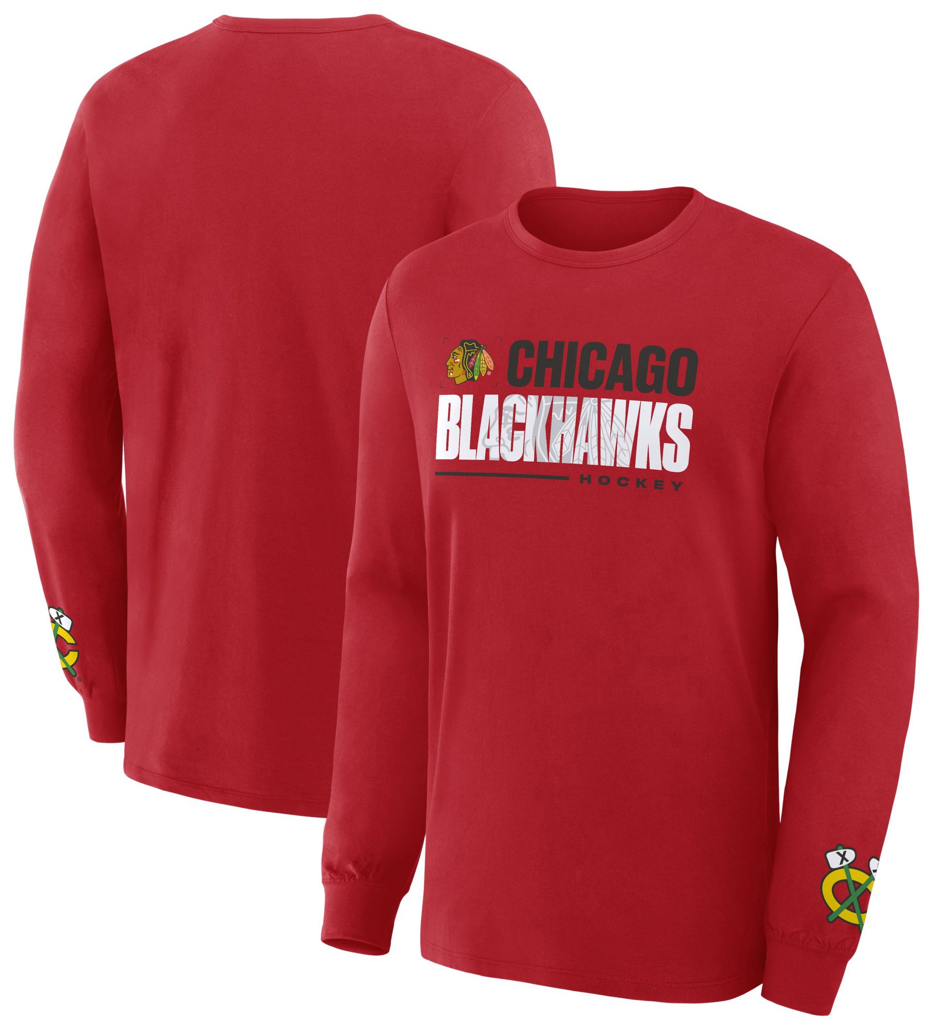NHL Men's Chicago Blackhawks Cotton Legend Long Sleeve T-Shirt