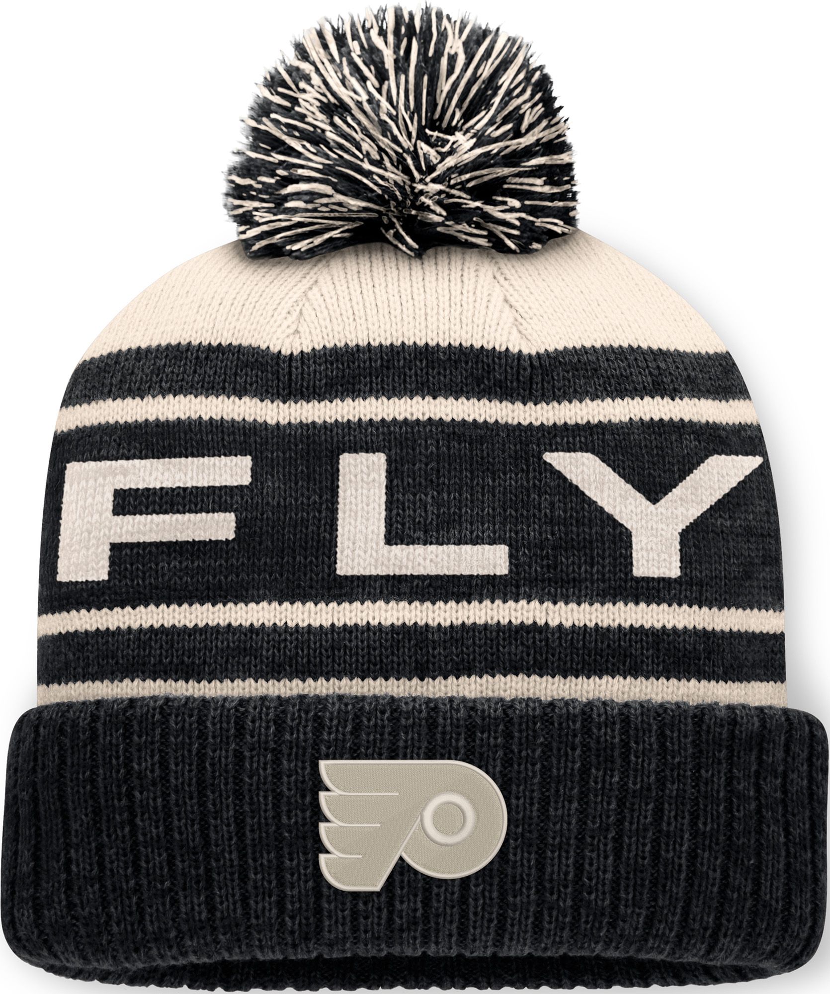 NHL Men's Philadelphia Flyers Repose Pom Knit Beanie