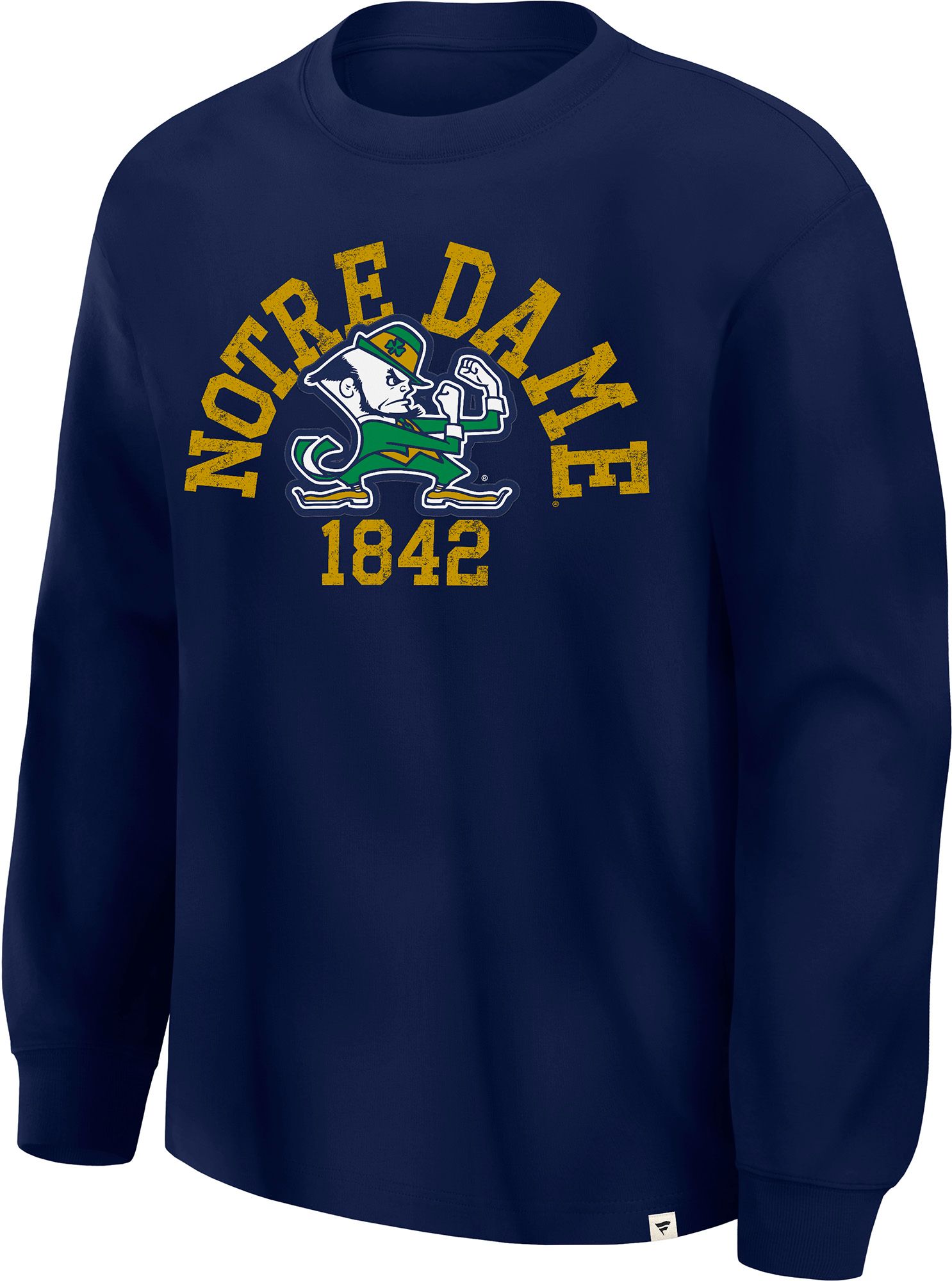 Nike Adult Notre Dame Fighting Irish Arched Logo Long Sleeve Shirt