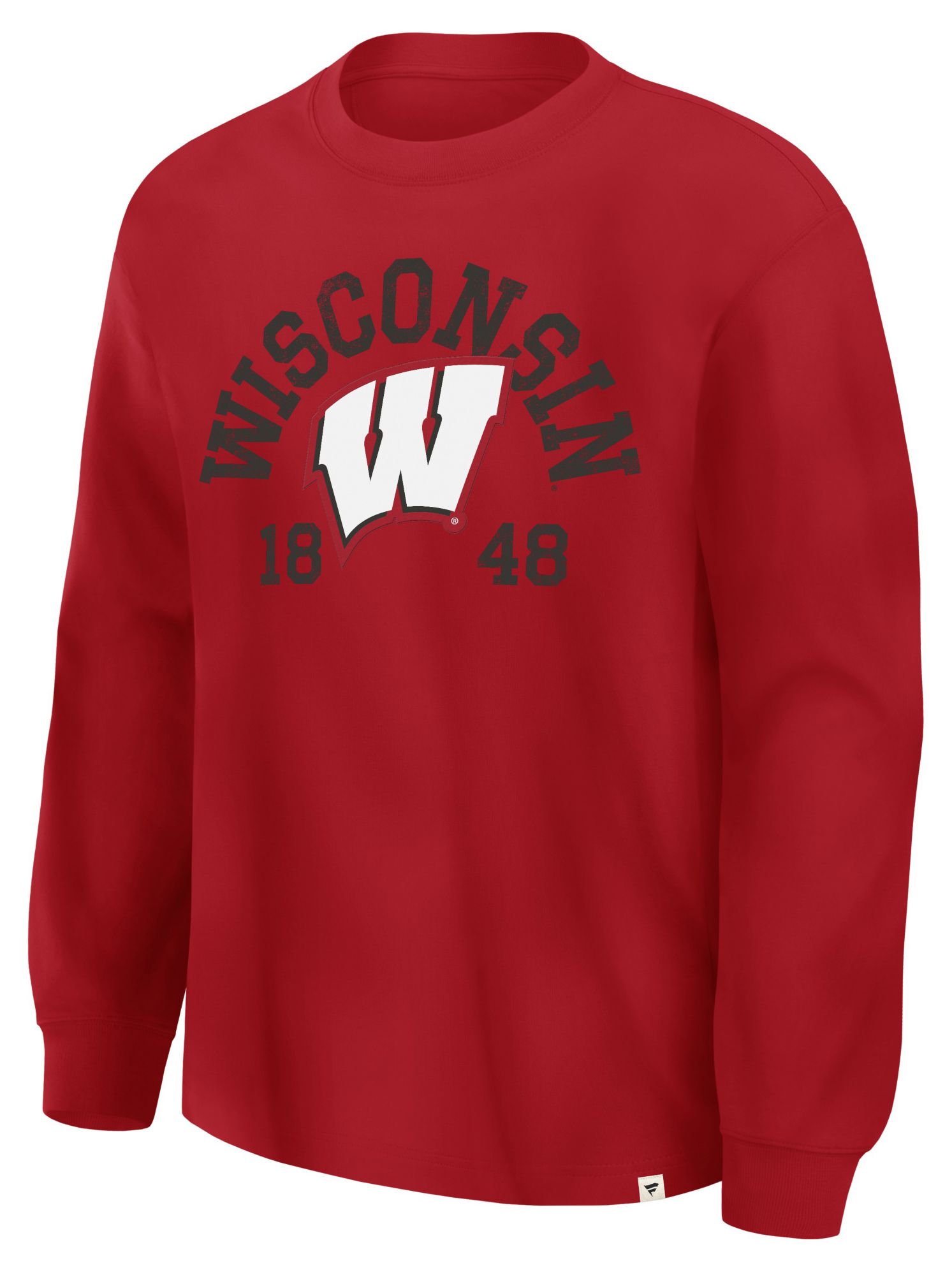 Nike Adult Wisconsin Badgers Arched Logo Long Sleeve Shirt