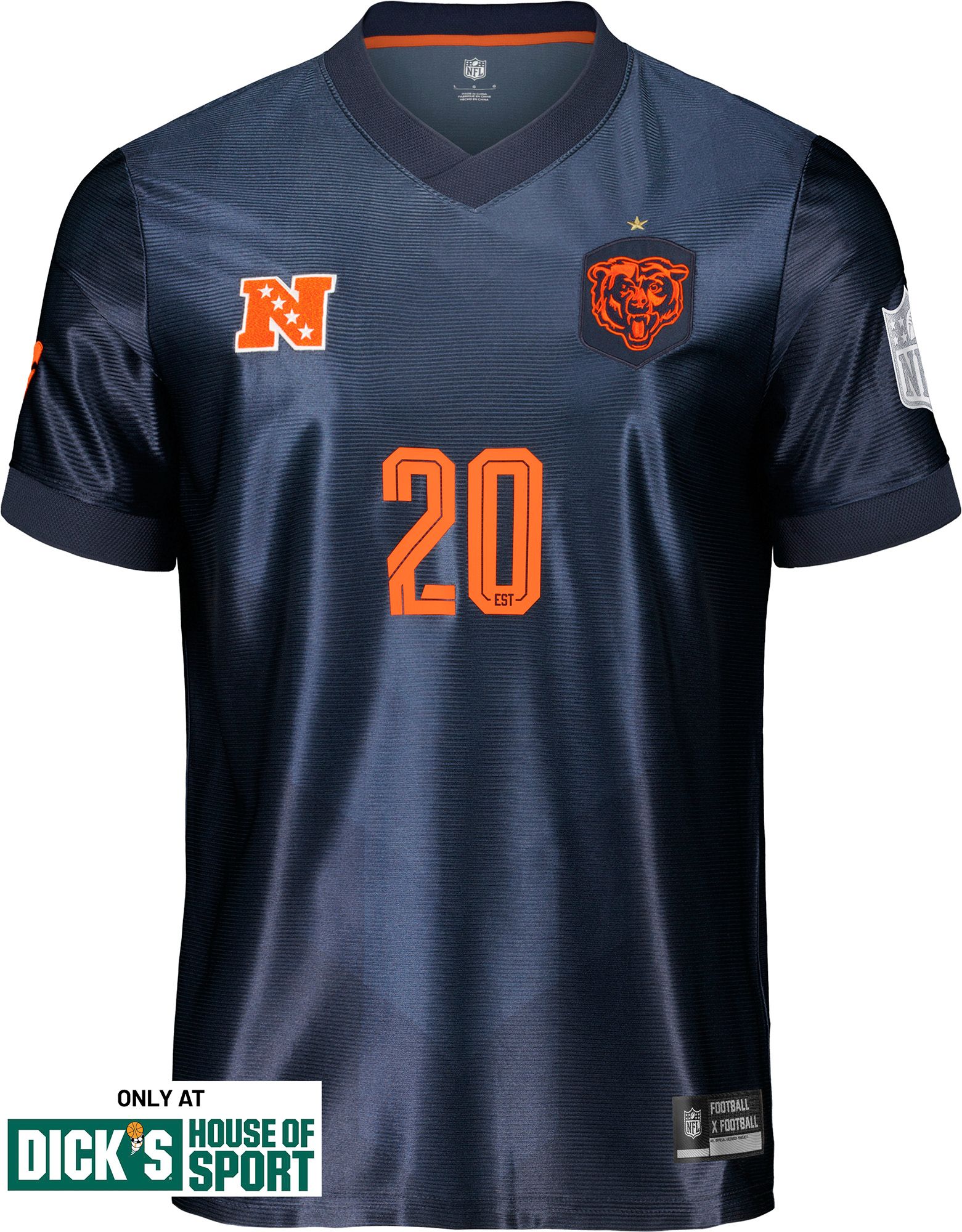 NFL Men's Chicago Bears Football x Football Soccer Jersey