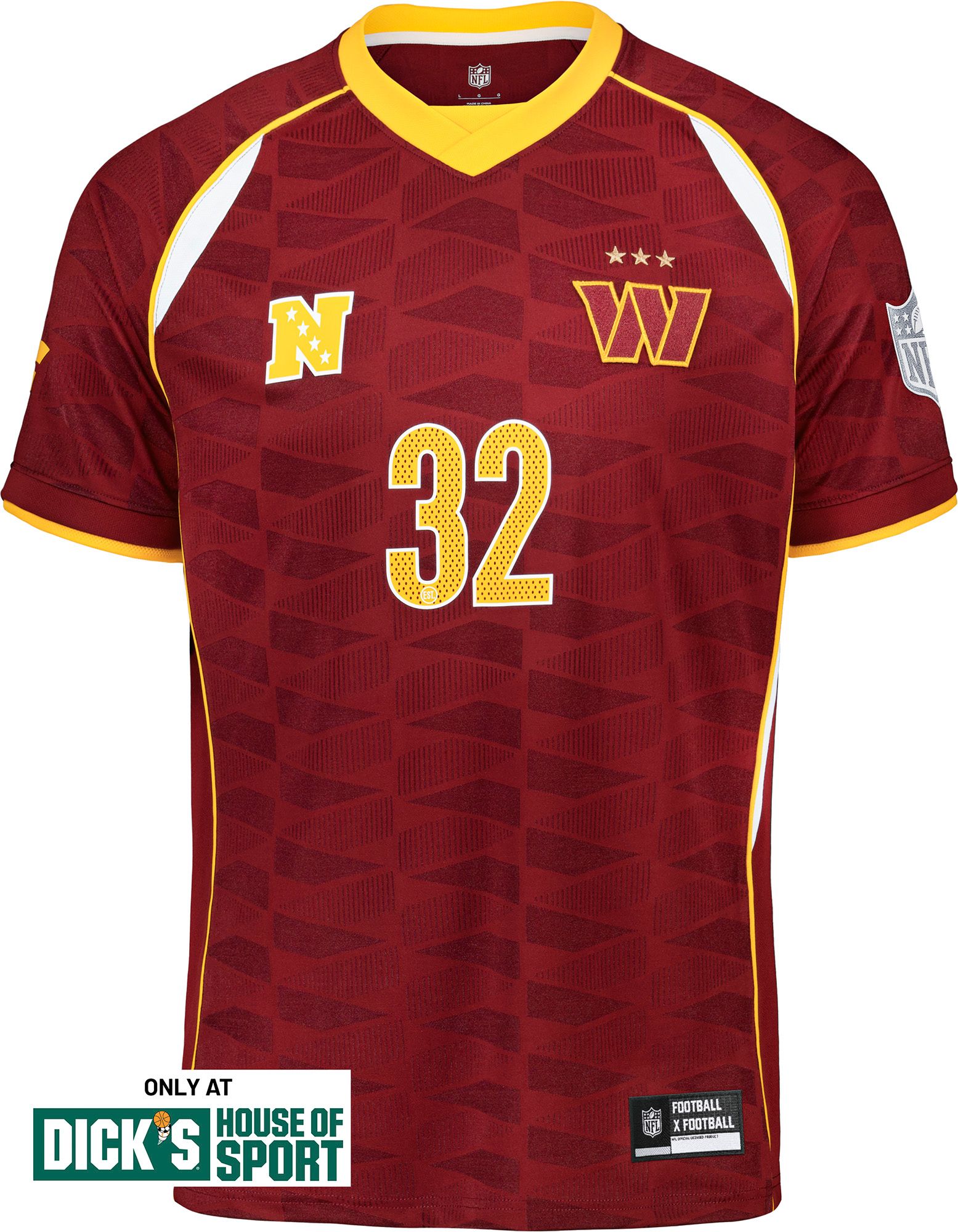 NFL Men's Washington Commanders Football x Football Soccer Jersey