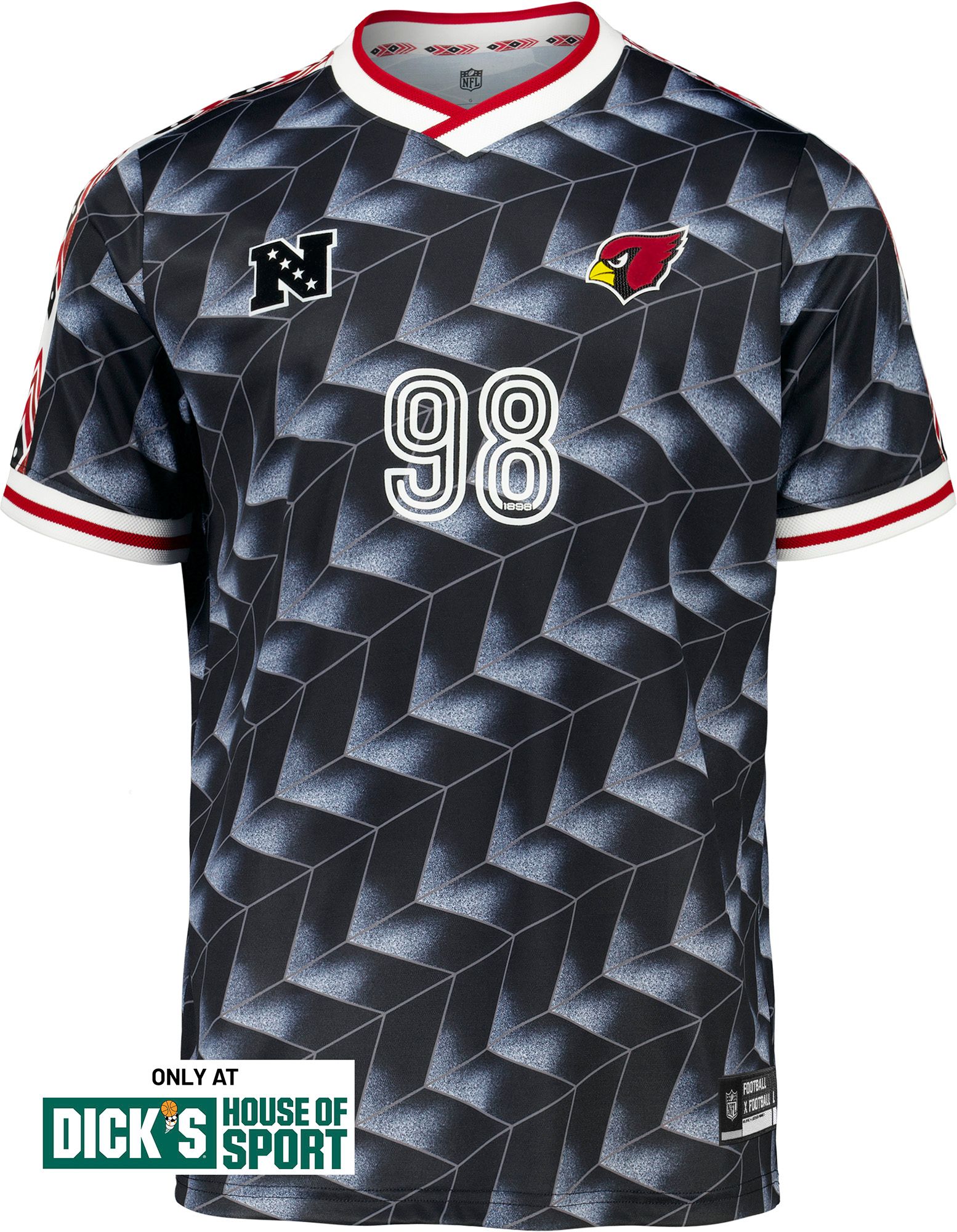 NFL Men's Arizona Cardinals Football x Football Soccer Jersey