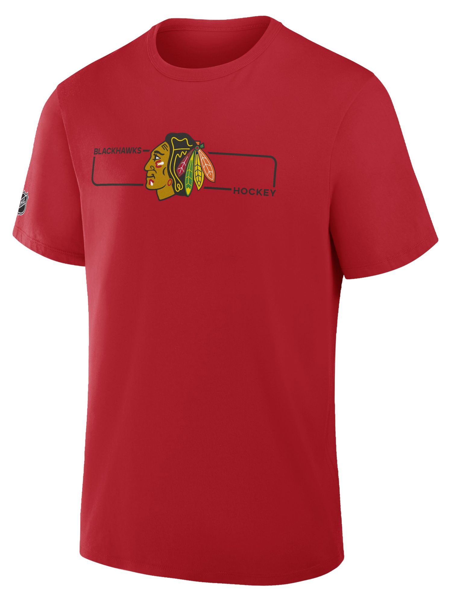 NHL Men's Chicago Blackhawks Red Primary T-Shirt