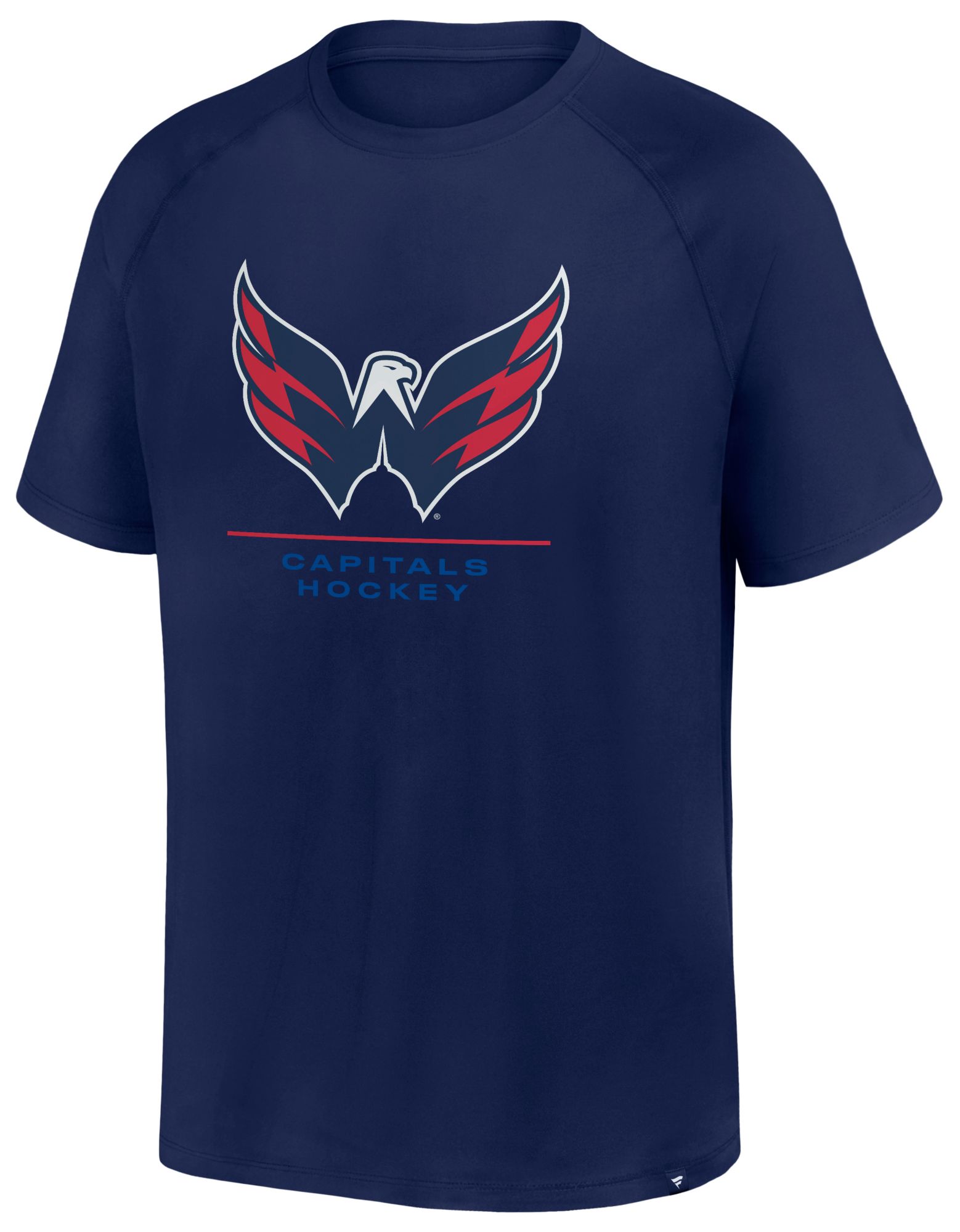 NHL Men's Washington Capitals Navy Clutch T-Shirt