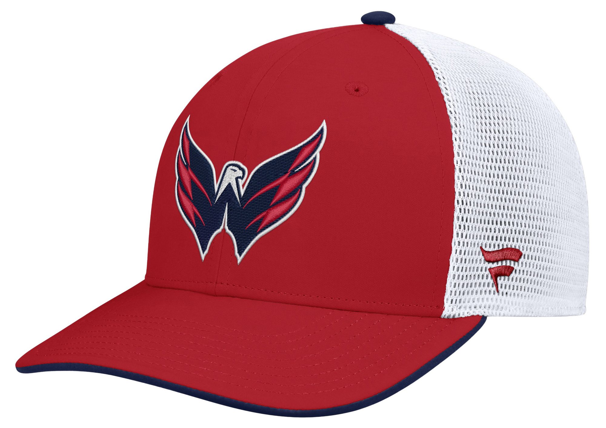 NHL Men's Washington Capitals Red Rink Structured Adjustable Hat