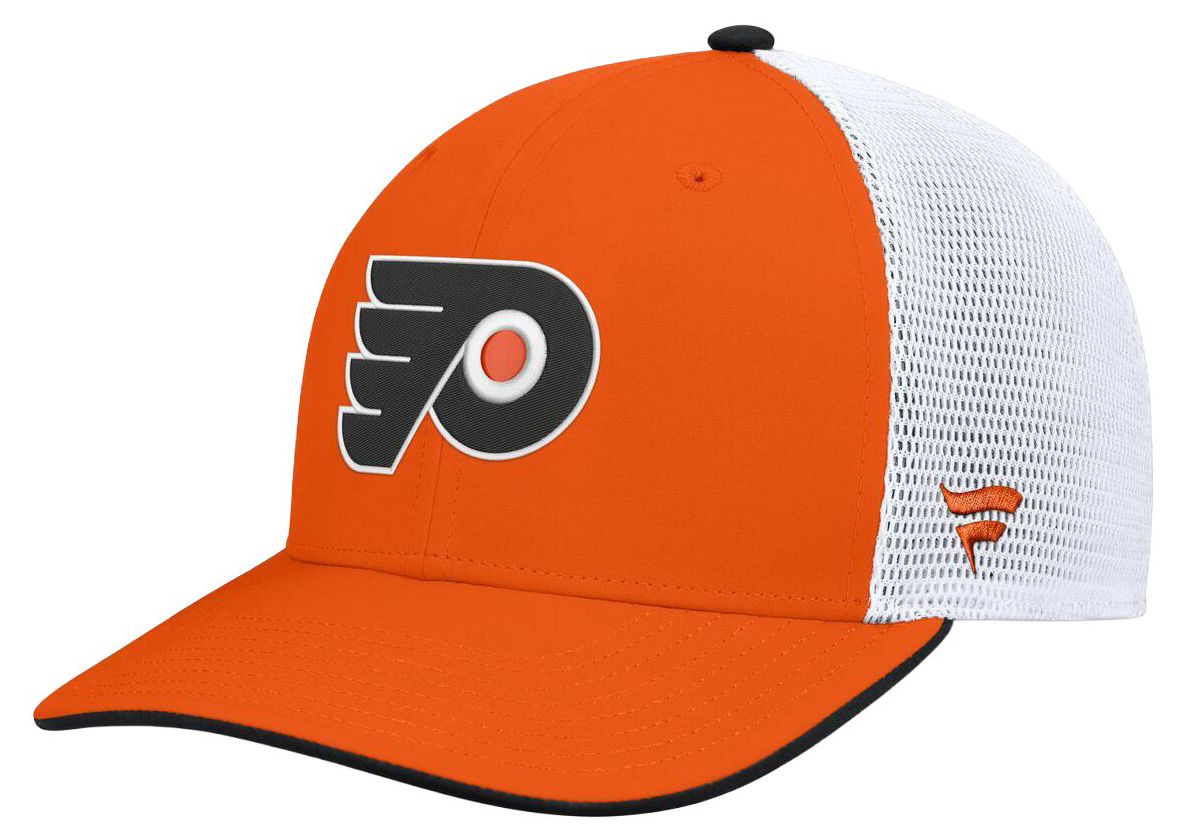 NHL Men's Philadelphia Flyers Orange Rink Structured Adjustable Hat