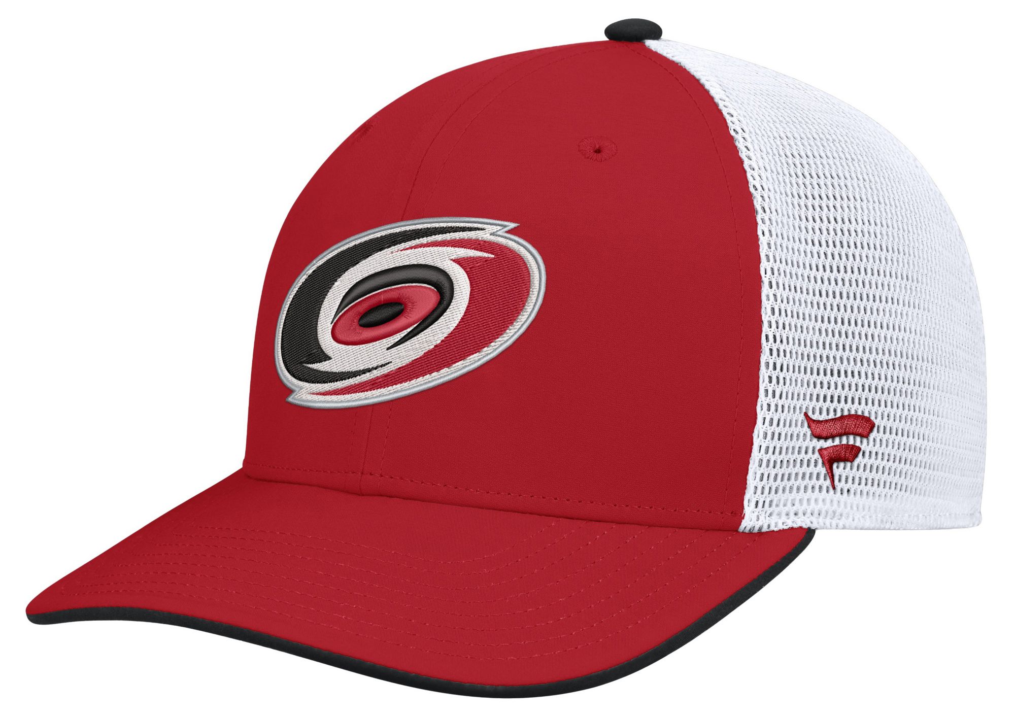 NHL Men's Carolina Hurricanes Red Rink Structured Adjustable Hat