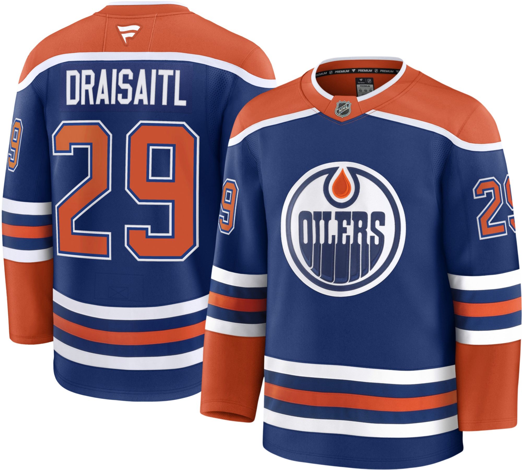 NHL Men's Edmonton Oilers Leon Draisaitl #29 Blue Home Premium Authentic Jersey
