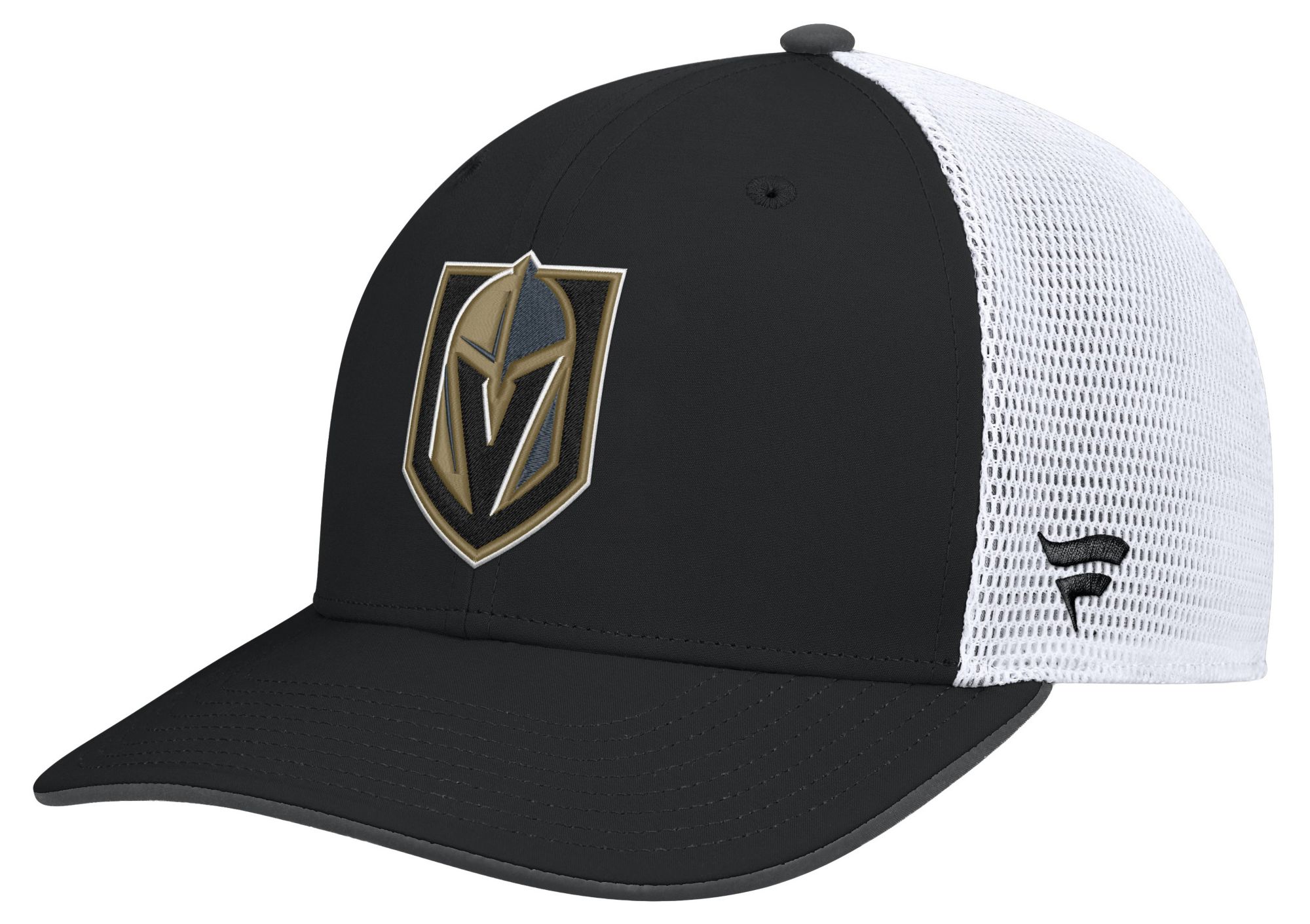 NHL Men's Vegas Golden Knights Black Rink Structured Adjustable Hat