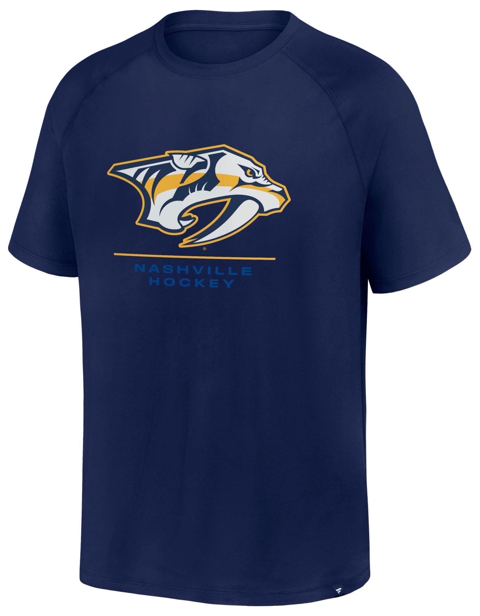 NHL Men's Nashville Predators Athletic Navy Clutch T-Shirt