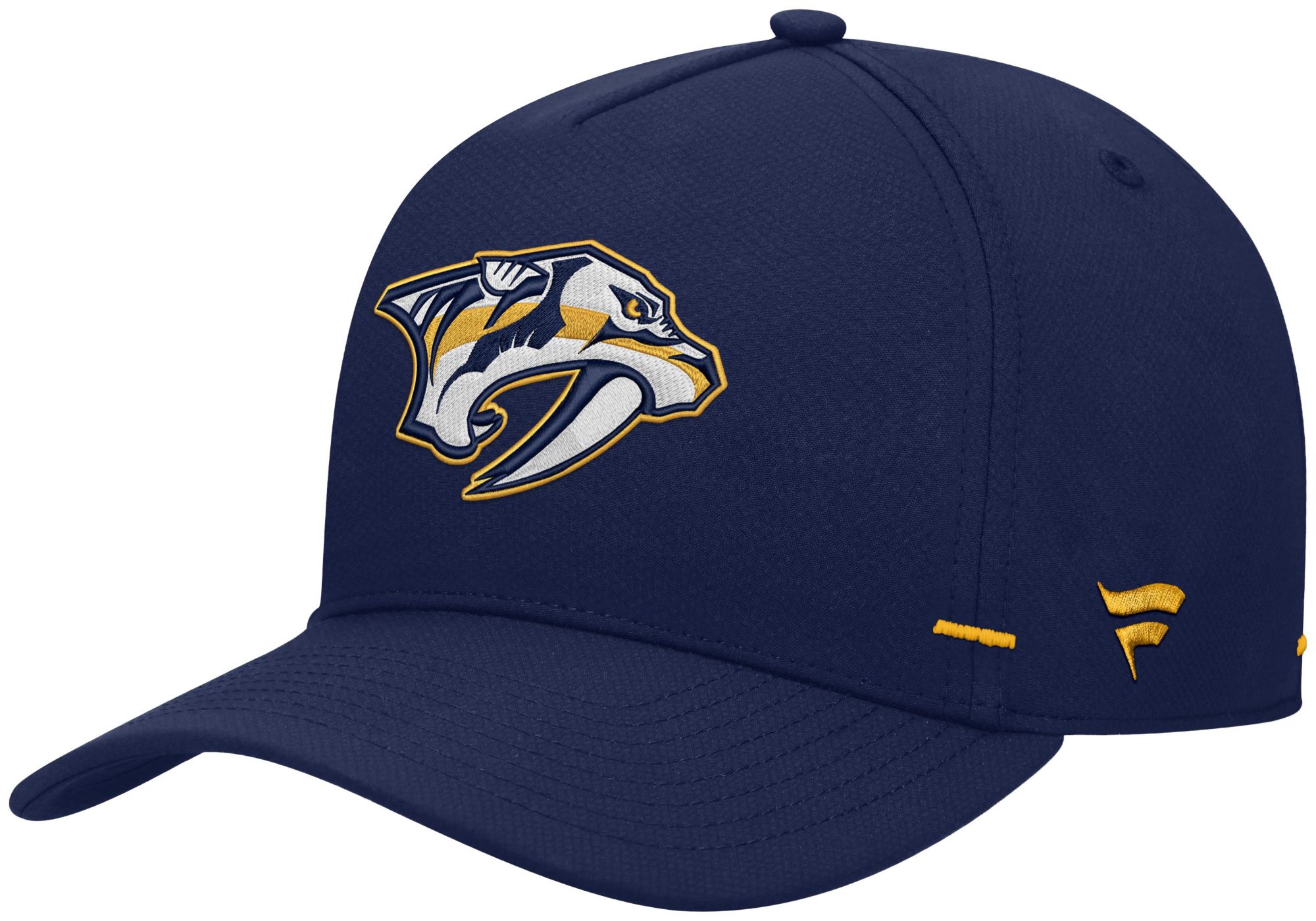 NHL Men's Nashville Predators Navy Rink Structured Adjustable Hat, Blue