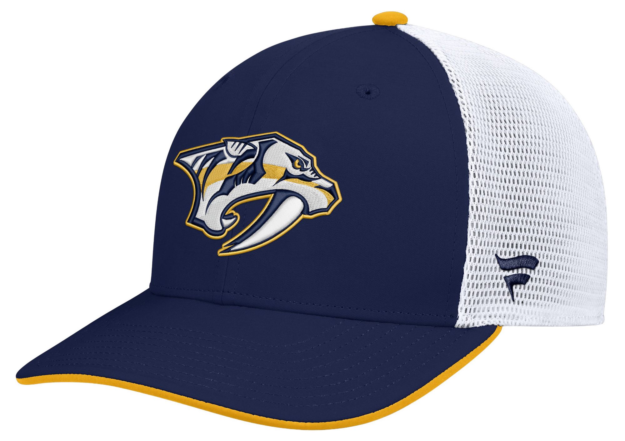 NHL Men's Nashville Predators Navy Rink Structured Adjustable Hat
