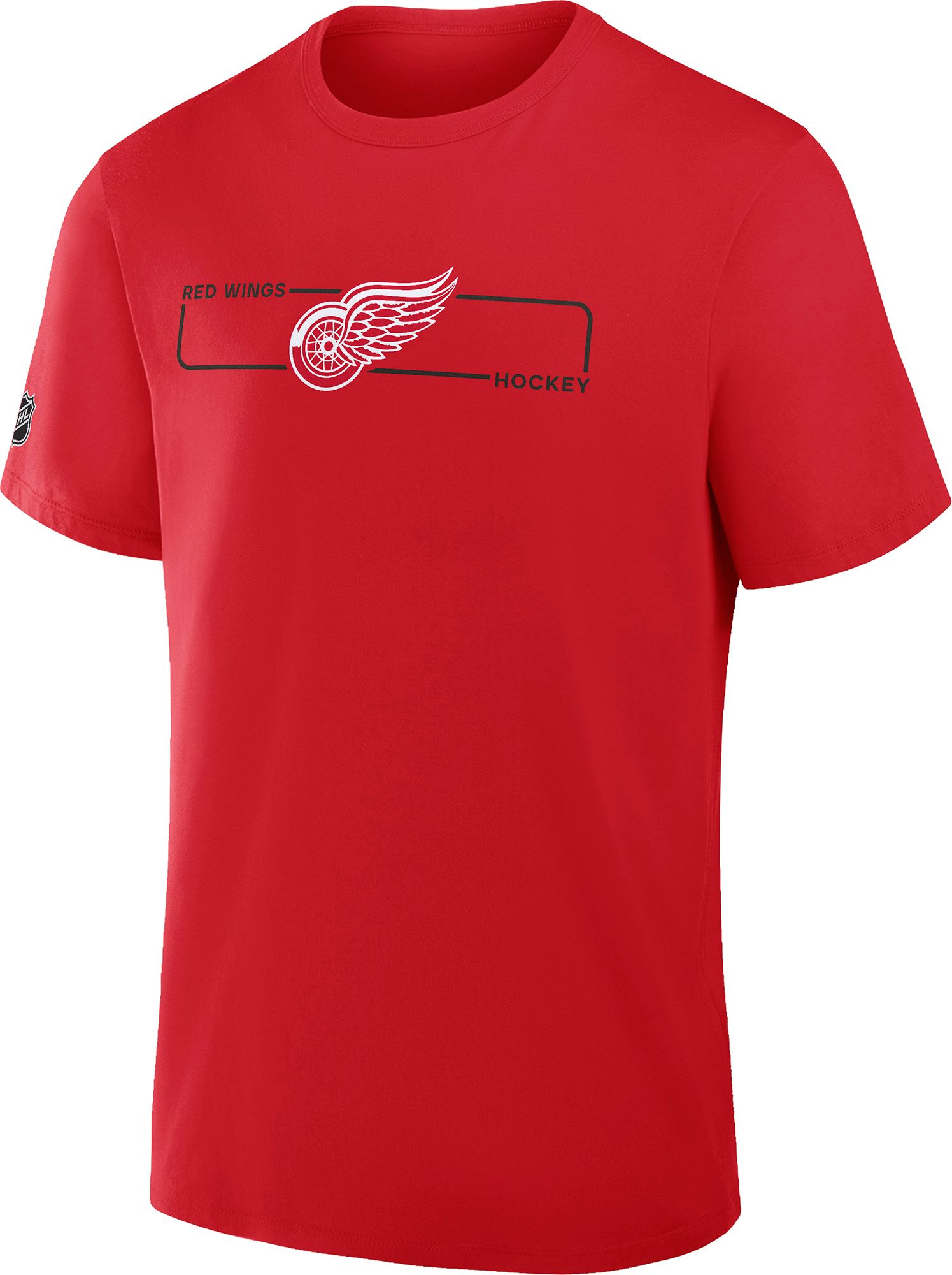 NHL Men's Detroit Red Wings Red Primary T-Shirt