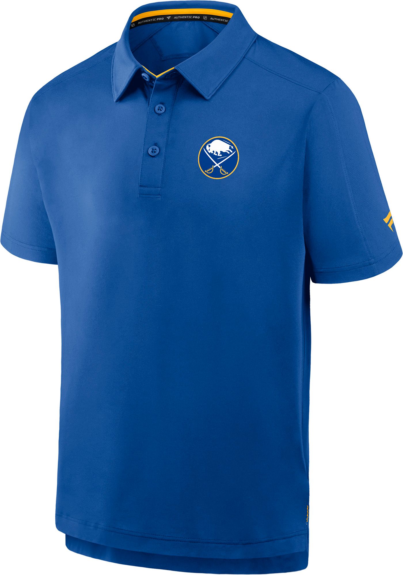 NHL Men's Buffalo Sabres Blue Rink Polo