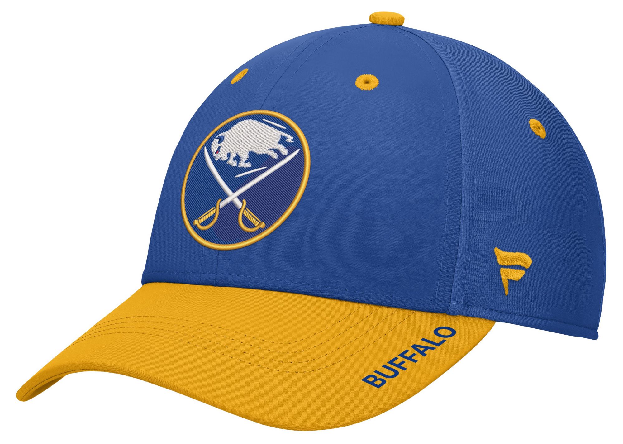 NHL Men's Buffalo Sabres Blue Rink Flex Fit Hat