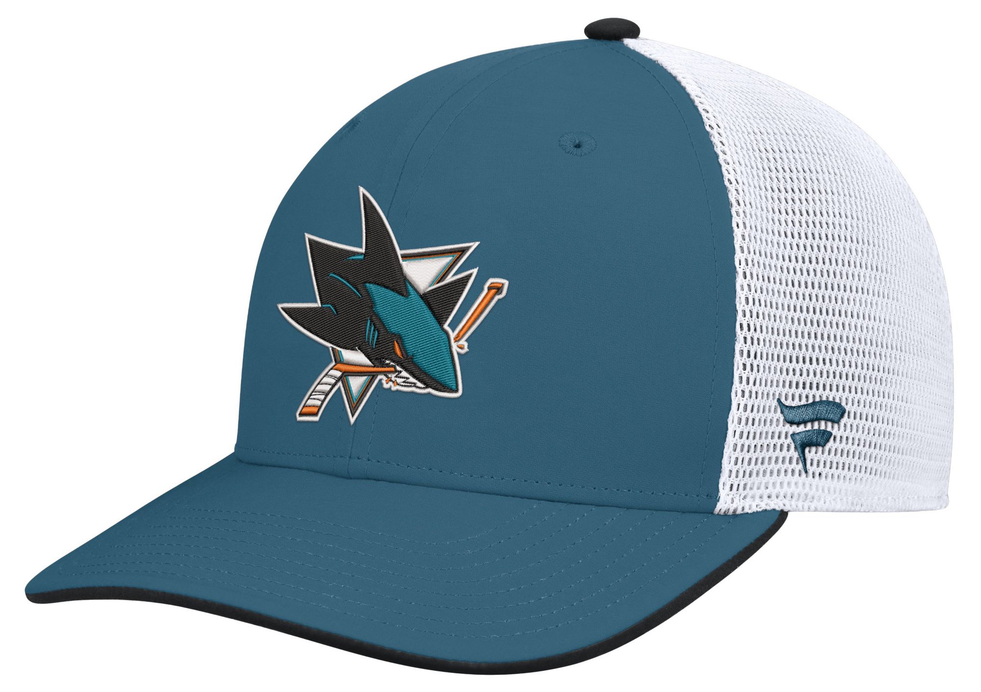 NHL Men's San Jose Sharks Blue Rink Structured Adjustable Hat