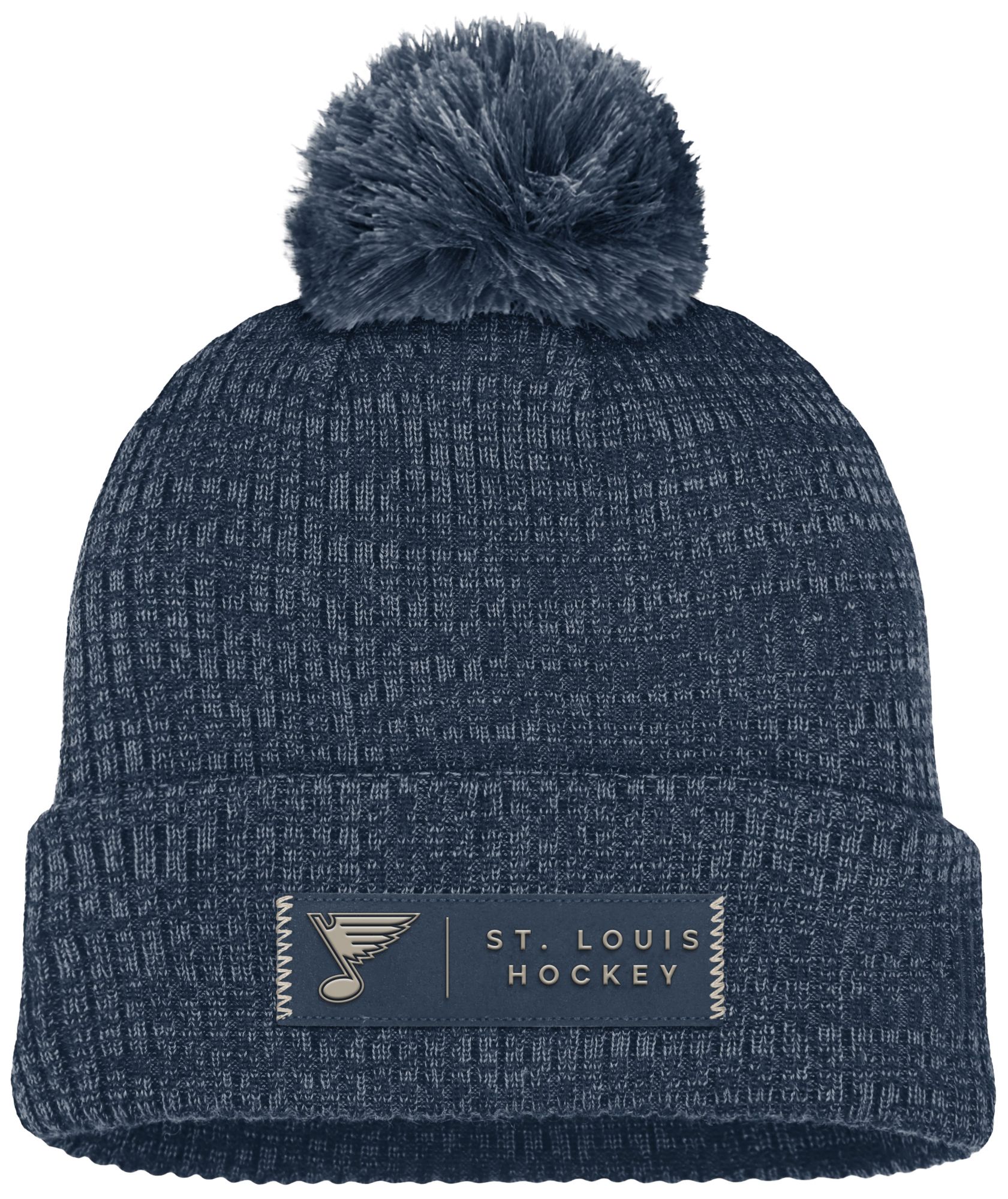 NHL Adult St. Louis Blues Authentic Pro Road Cuffed Beanie