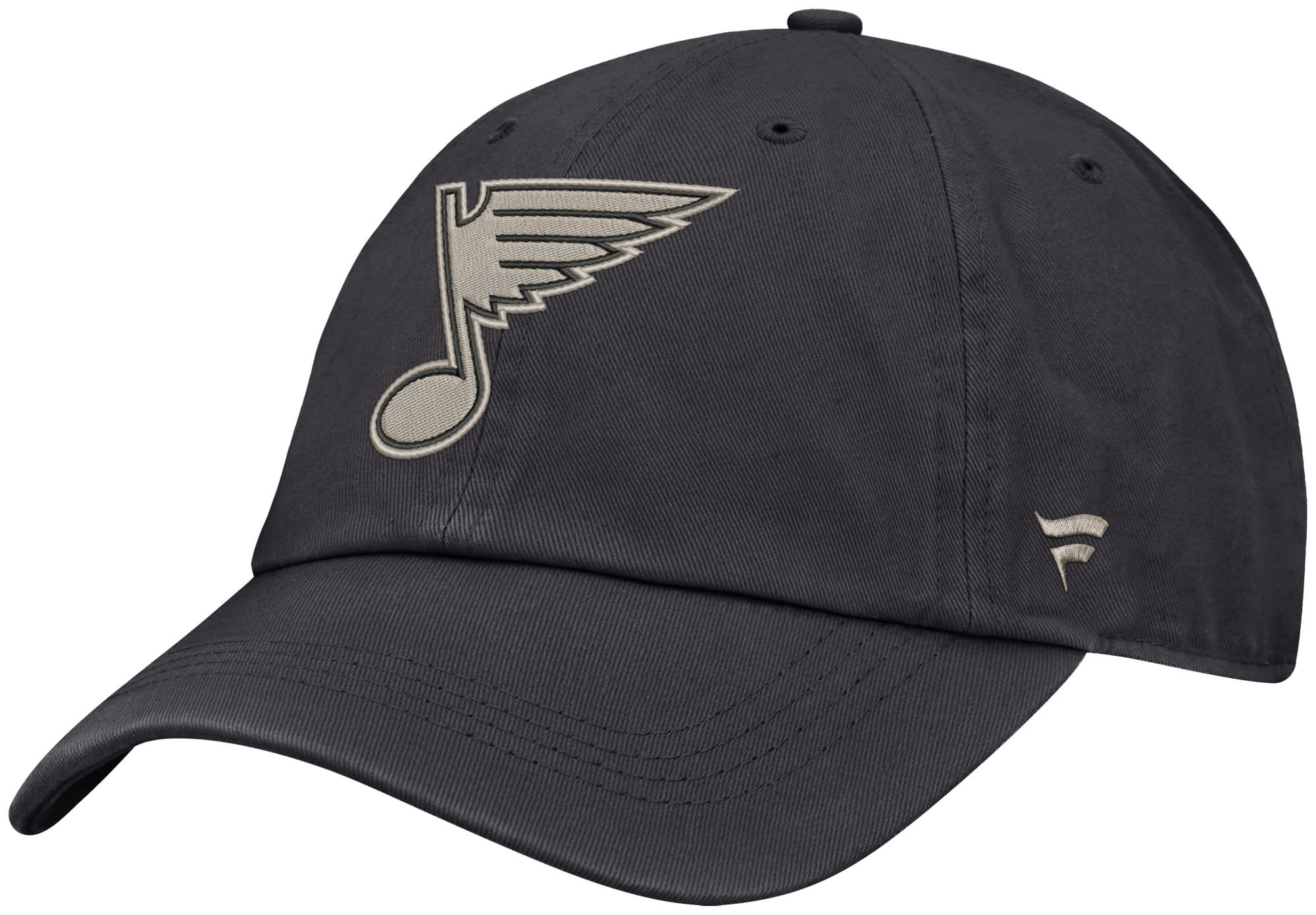 NHL Men's St. Louis Blues Grey Road Unstructured Adjustable Hat