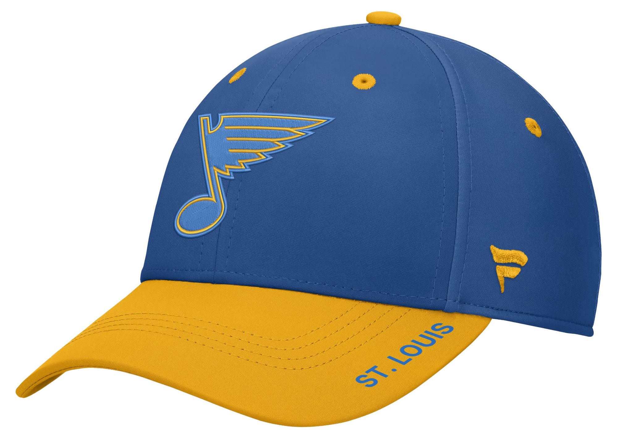 NHL Men's St. Louis Blues Blue Rink Flex Fit Hat