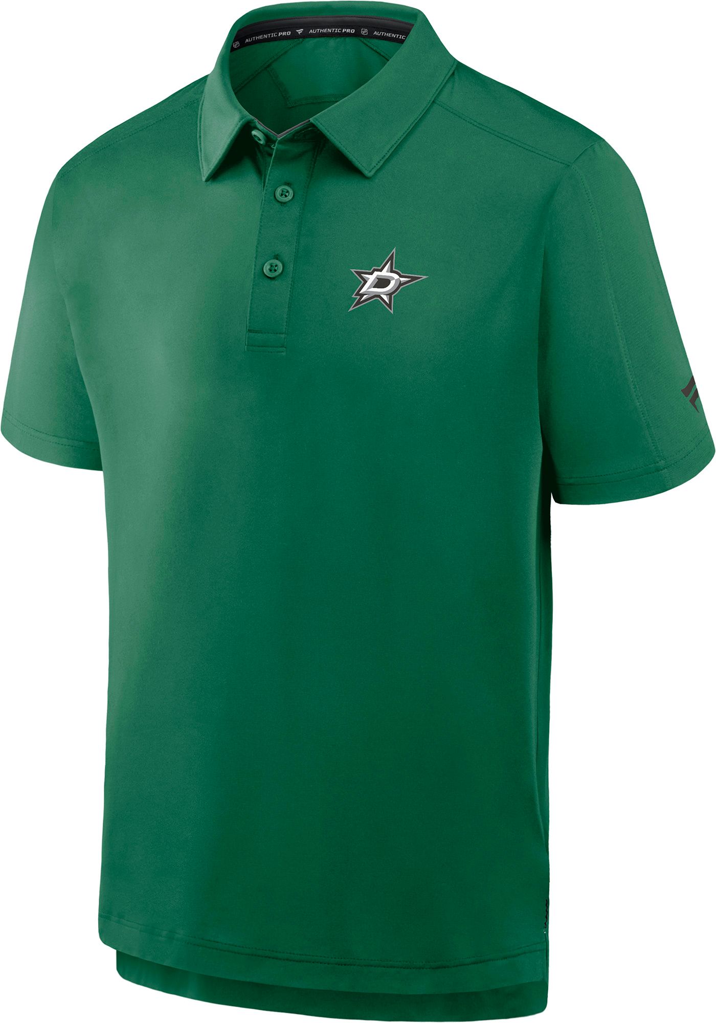NHL Men's Dallas Stars Green Rink Polo