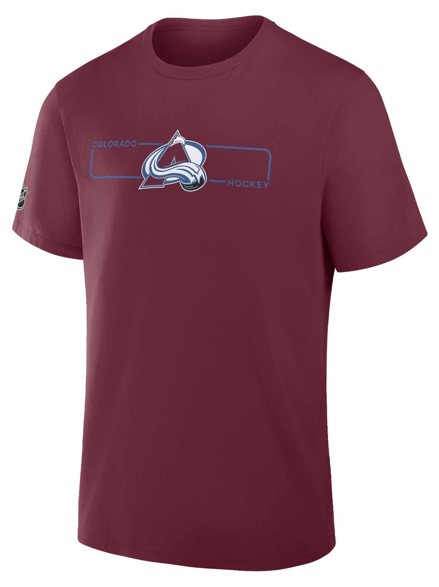 NHL Men's Colorado Avalanche Dark Garnet Primary T-Shirt