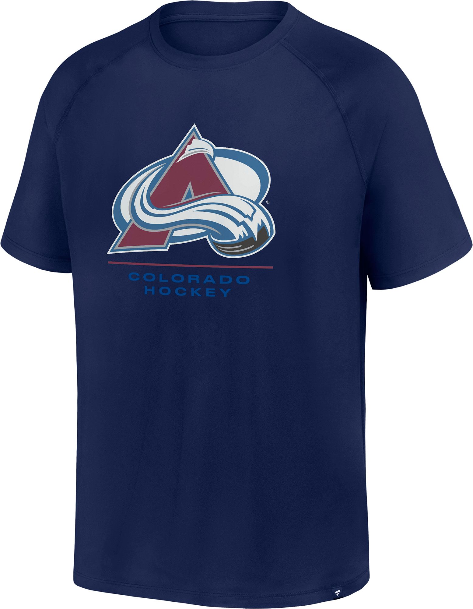 NHL Men's Colorado Avalanche Athletic Navy Clutch T-Shirt