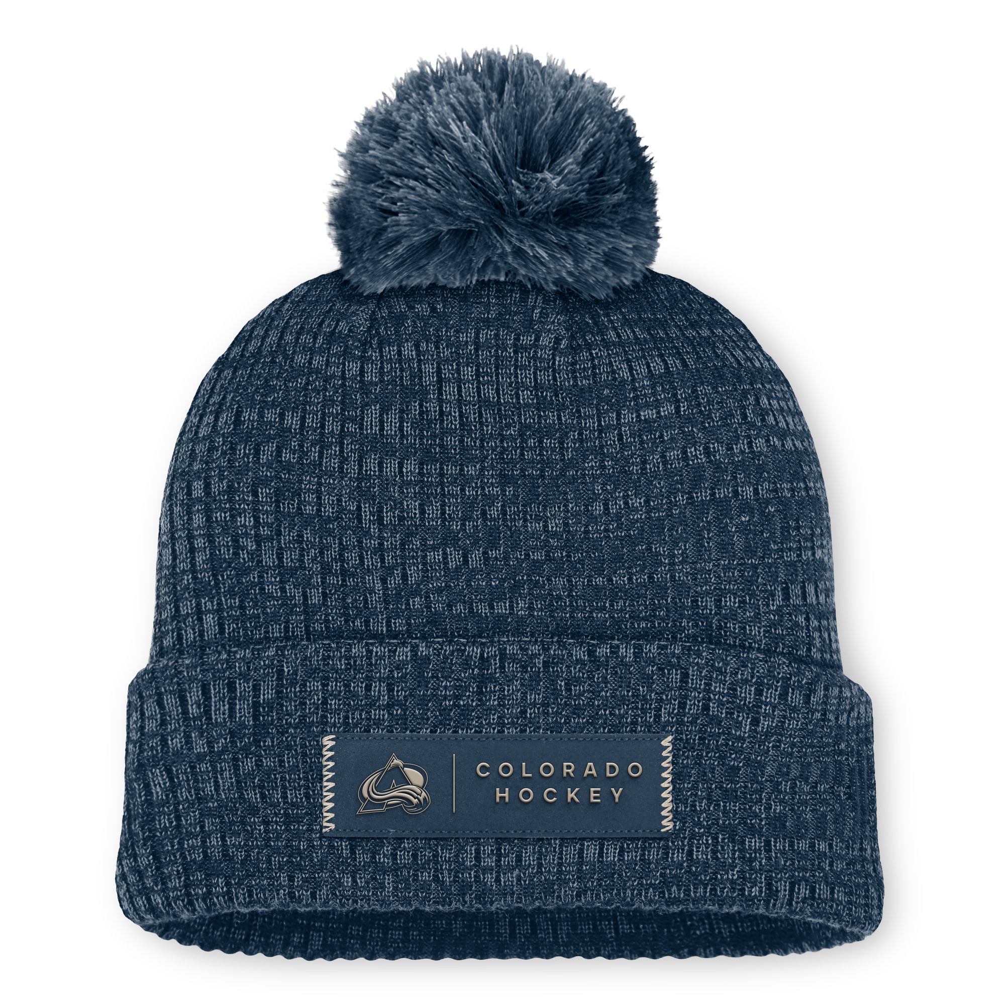NHL Adult Colorado Avalanche Authentic Pro Road Cuffed Beanie