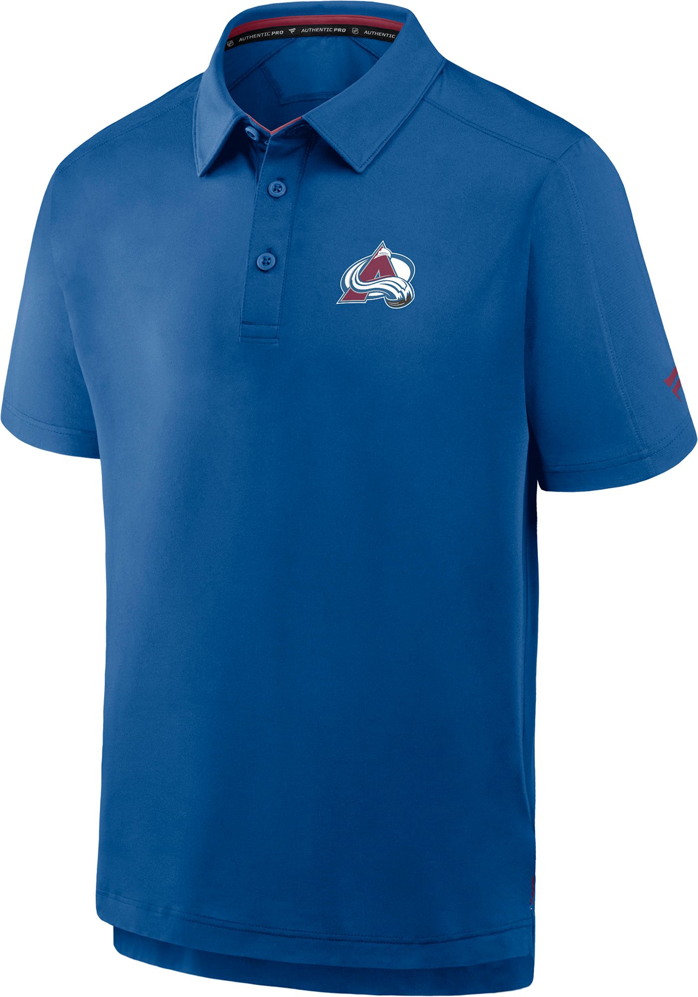 NHL Men's Colorado Avalanche Blue Rink Polo