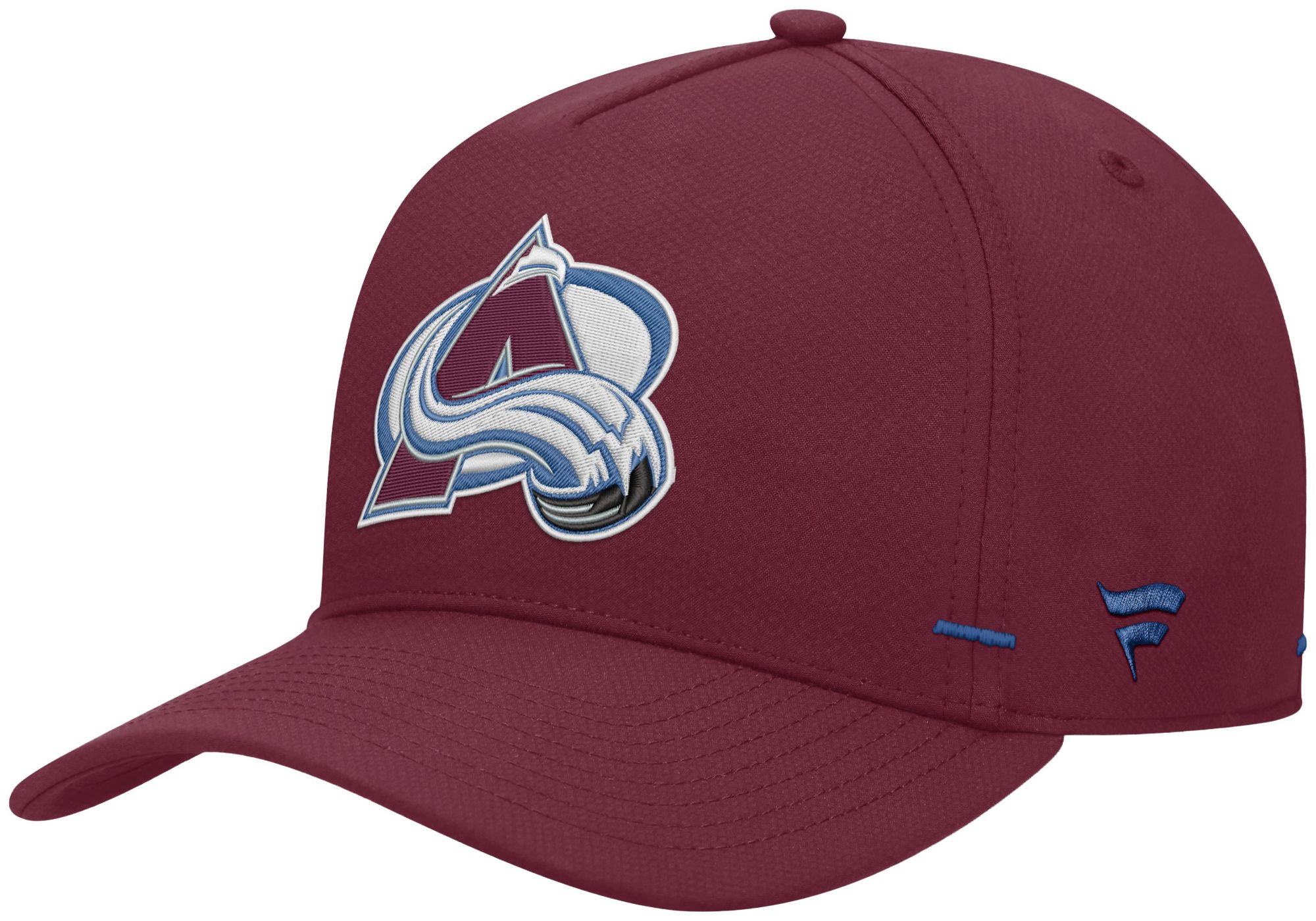 NHL Men's Colorado Avalanche Maroon Rink Structured Adjustable Hat