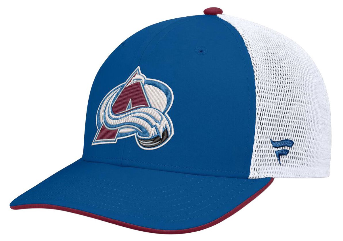 NHL Men's Colorado Avalanche Blue Rink Structured Adjustable Hat