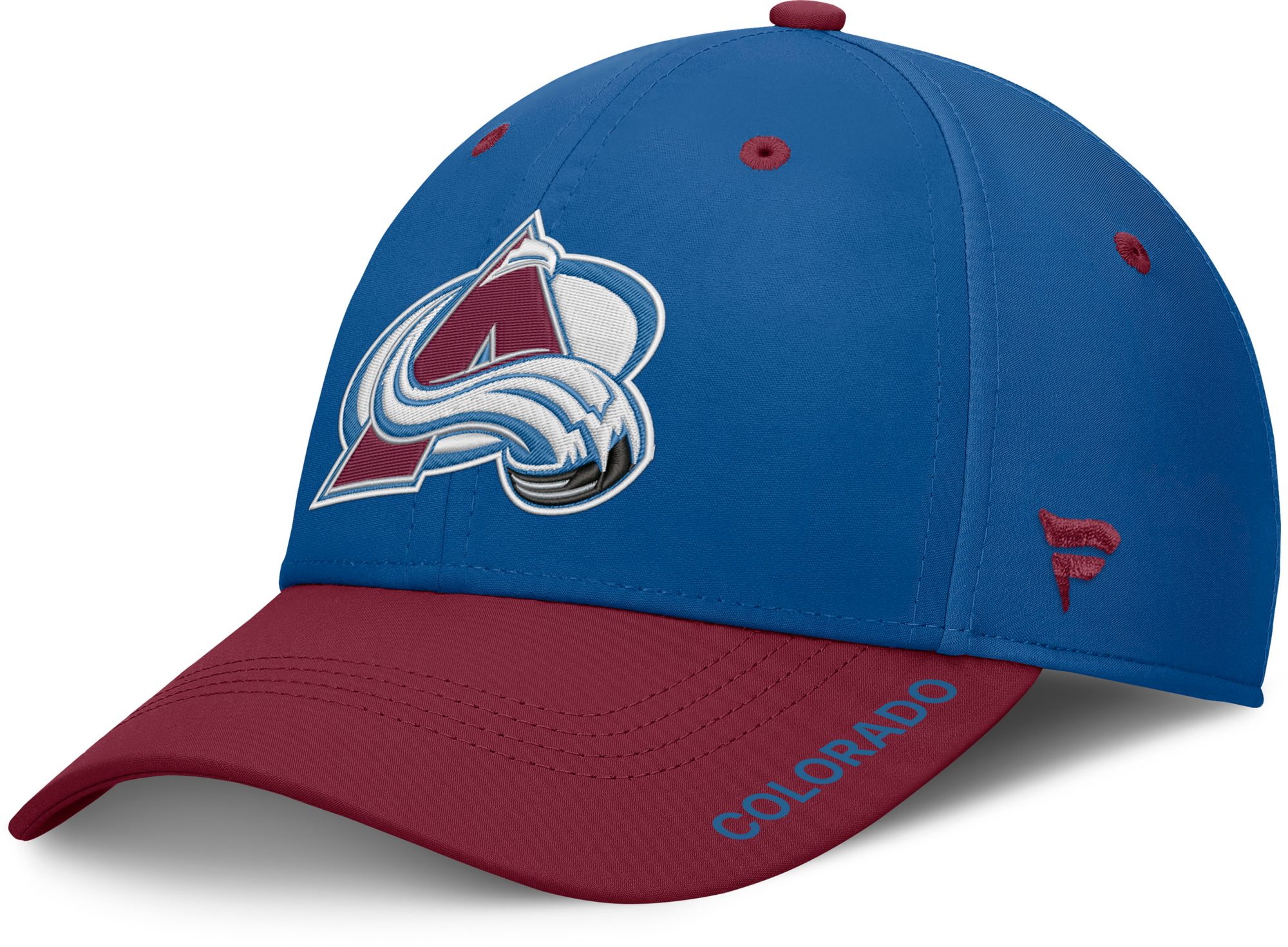 NHL Men's Colorado Avalanche Blue Rink Flex Fit Hat