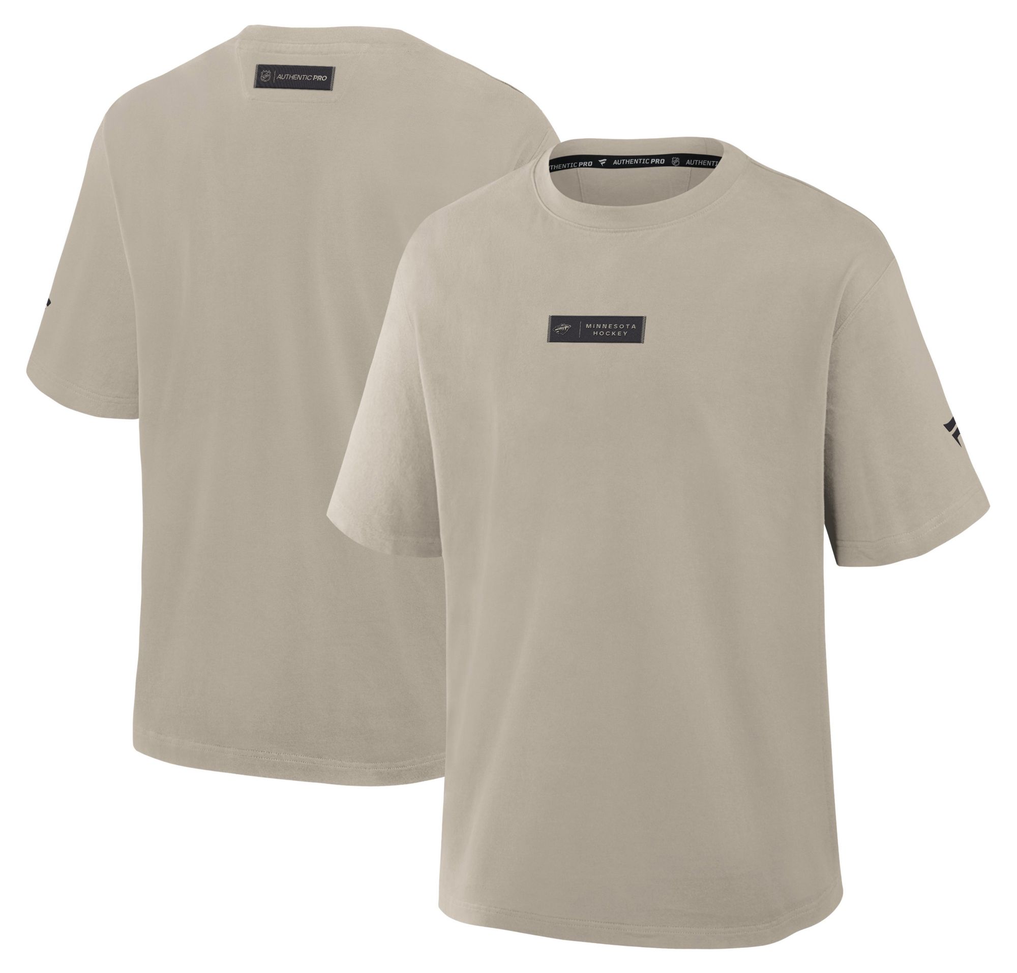 NHL Men's Minnesota Wild Authentic Pro Road Heavyweight T-Shirt