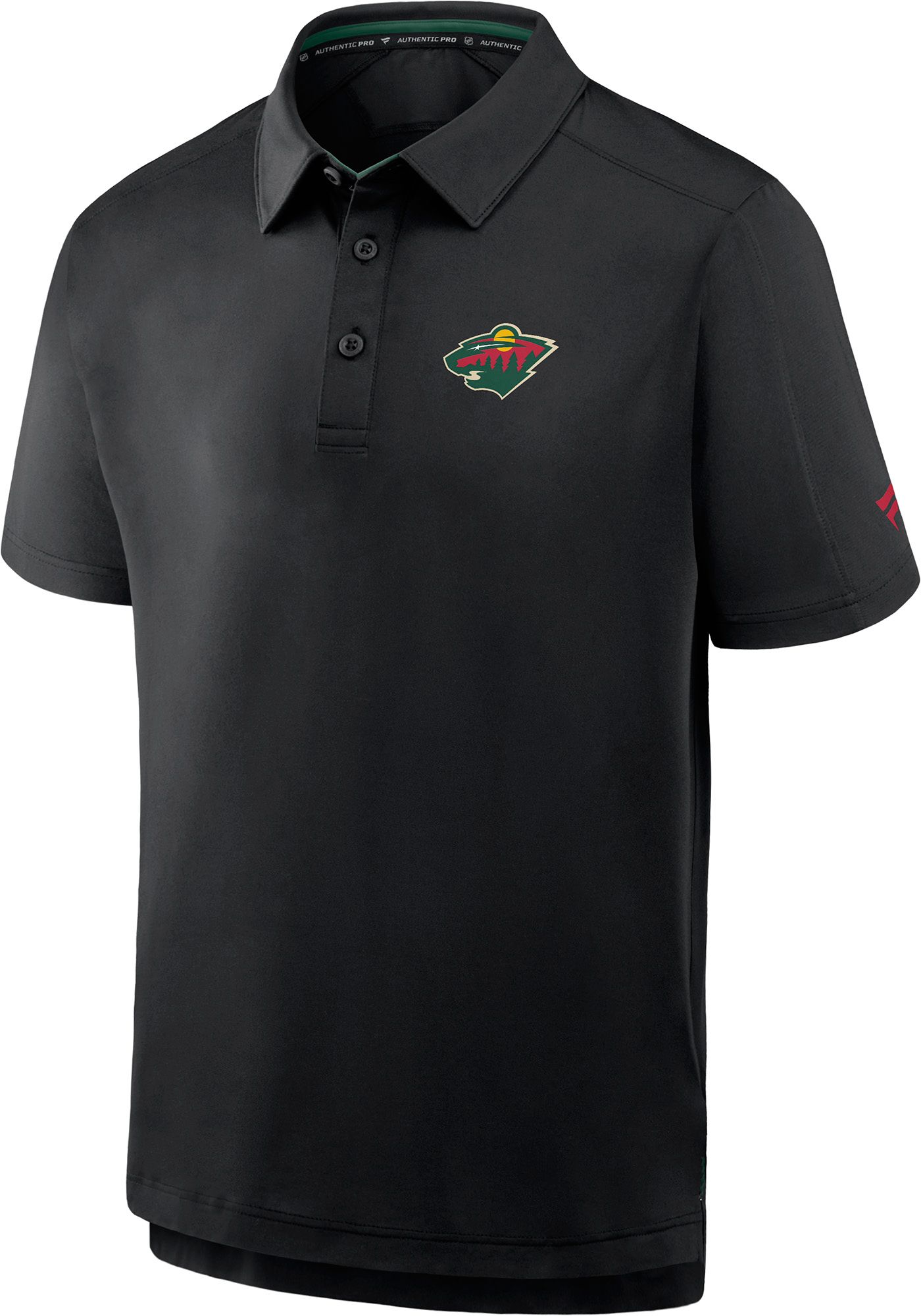 NHL Men's Minnesota Wild Black Rink Polo | Dick's Sporting Goods
