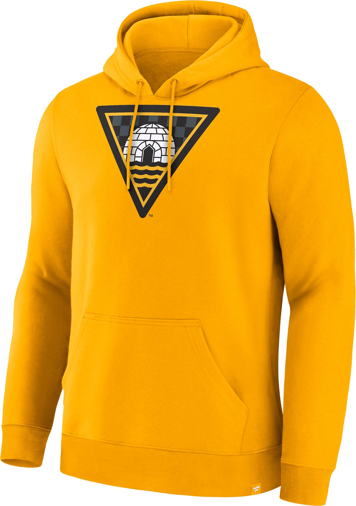 NHL Men's Pittsburgh Penguins Gold Igloo Alternate Logo Pullover Hoodie